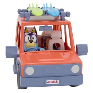 Foto 4 | Vehículo de Juguete Bluey 4wd Family on Figura y 2 Tablas de Surf- Venta Internacional