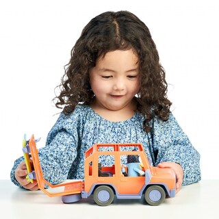 Foto 6 | Vehículo de Juguete Bluey 4wd Family on Figura y 2 Tablas de Surf- Venta Internacional