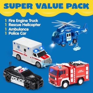 Foto 2 | Toy Playsets Joyin Emergency Vehicle Friction - Venta Internacional