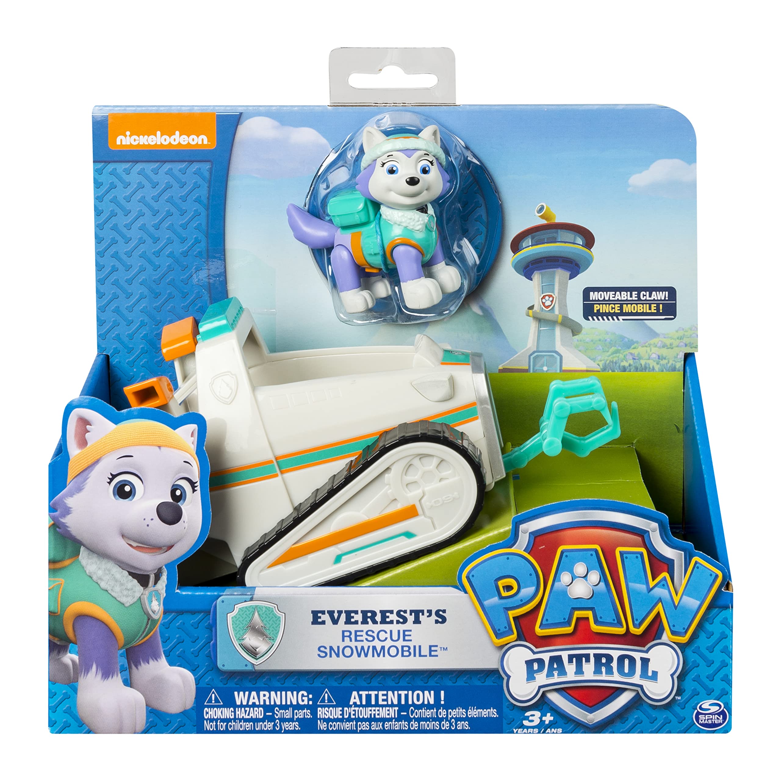 Foto 3 pulgar | Vehículo de Juguete Paw Patrol Everest's Rescue Snowmobile con Figura - Venta Internacional