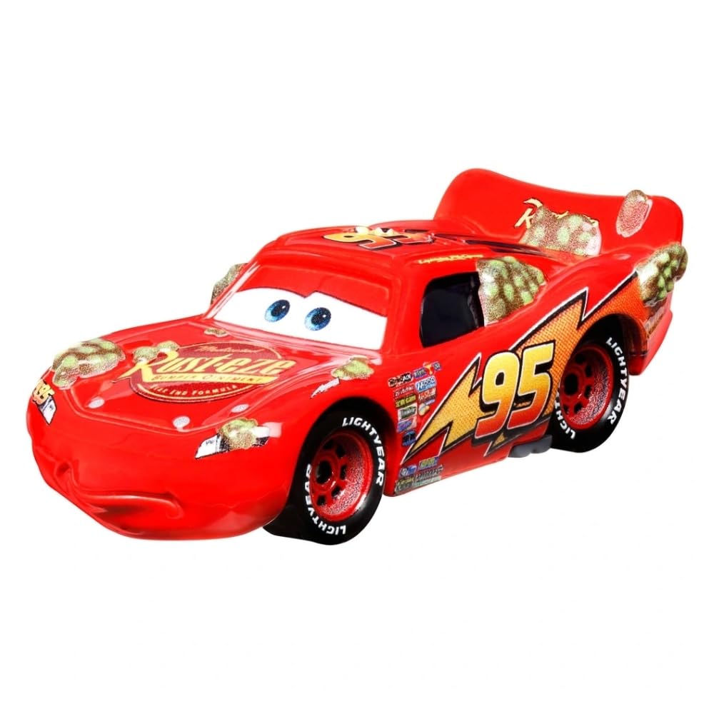 Foto 2 pulgar | Coche De Juguete Mattel Disney Pixar Cars 1:55 Cactus Lightning Mcqueen - Venta Internacional.