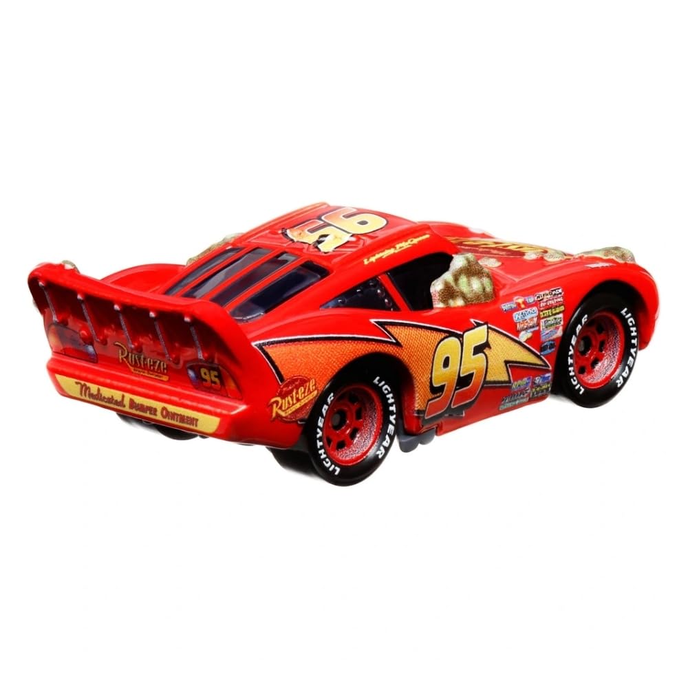 Foto 3 pulgar | Coche De Juguete Mattel Disney Pixar Cars 1:55 Cactus Lightning Mcqueen - Venta Internacional.