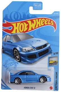 Foto 1 | Auto Fundido A Presión Hot Wheels Honda Civic Si A Escala 1:64, Fresco De Fábrica - Venta Internacional.