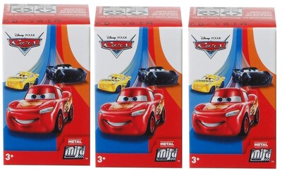 Foto 1 | Paquete De Minicarreras Toy Pixar Disney Cars 3 Fundidos A Presión, X3 - Venta Internacional.