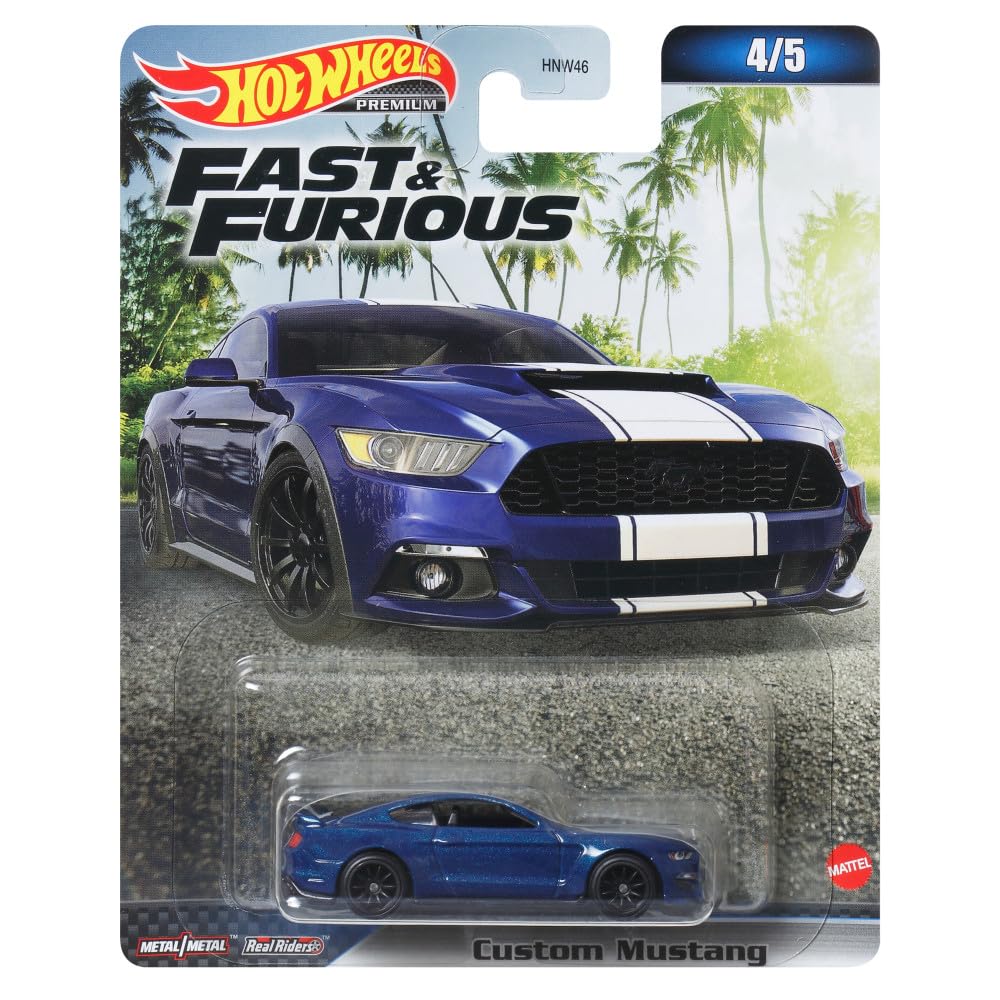 Foto 2 pulgar | Auto De Juguete Hot Wheels Fast And Furious Custom Mustang Hnw51 - Venta Internacional.