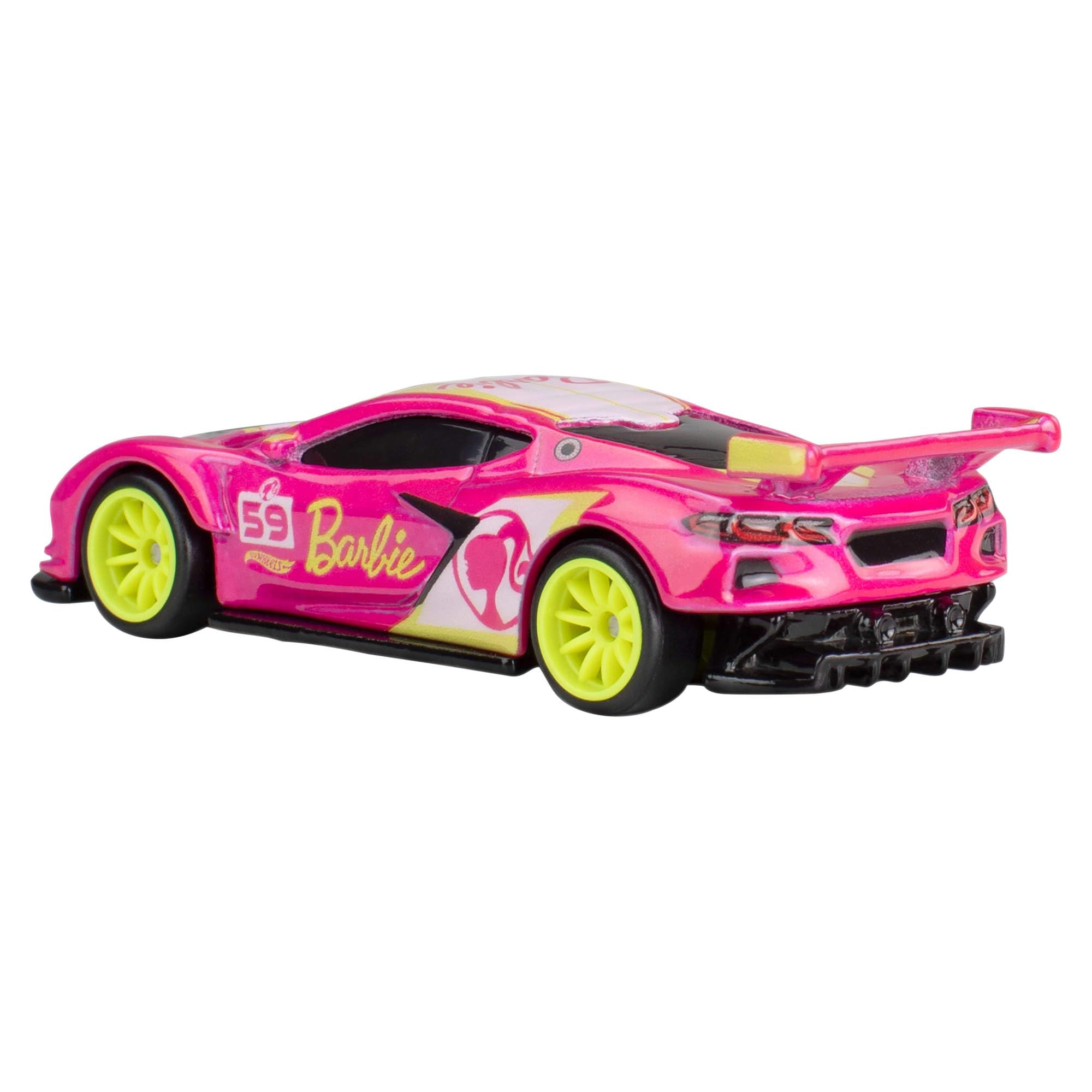 Foto 3 pulgar | Coche De Metal Fundido A Presión Hot Wheels Barbie 65th Corvette C8.r - Venta Internacional.