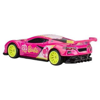 Foto 2 | Coche De Metal Fundido A Presión Hot Wheels Barbie 65th Corvette C8.r - Venta Internacional.