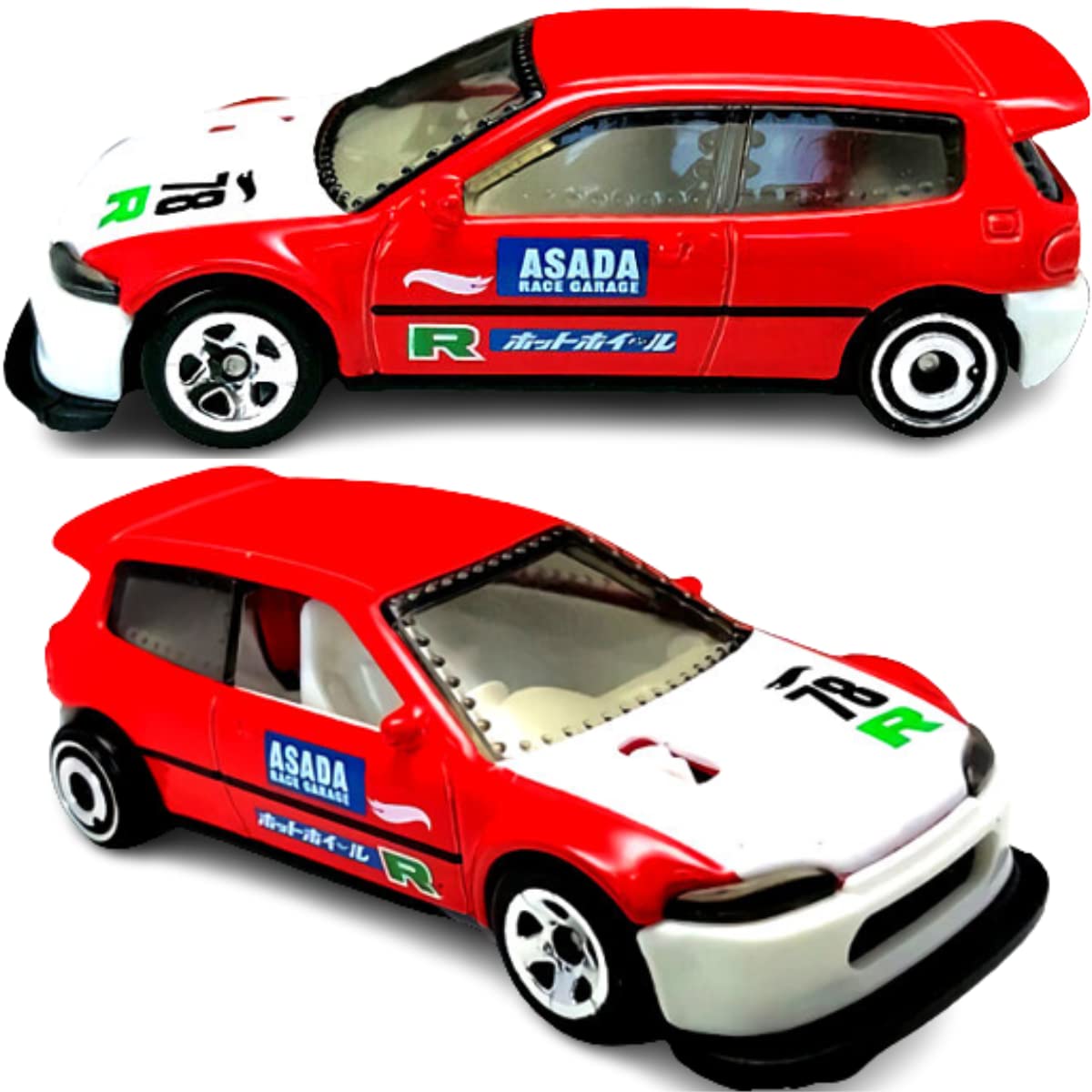 Foto 3 pulgar | Auto Fundido A Presión Hot Wheels Honda Civic Custom A Escala 1:64 - Venta Internacional.