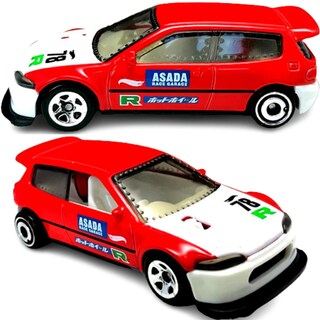 Foto 2 | Auto Fundido A Presión Hot Wheels Honda Civic Custom A Escala 1:64 - Venta Internacional.