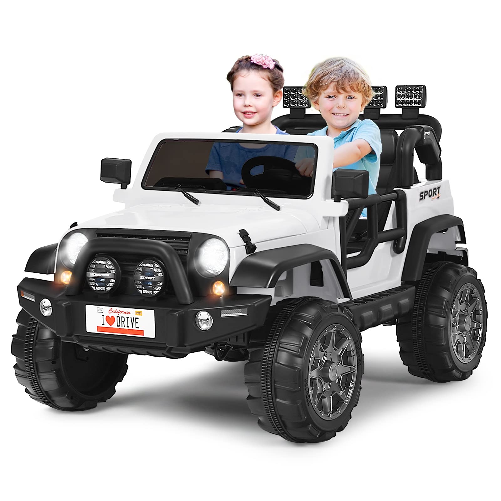 Foto 1 | Ride On Truck Costzon, 2 Plazas, 12 V, Eléctrico Con Mando A Distancia - Venta Internacional.
