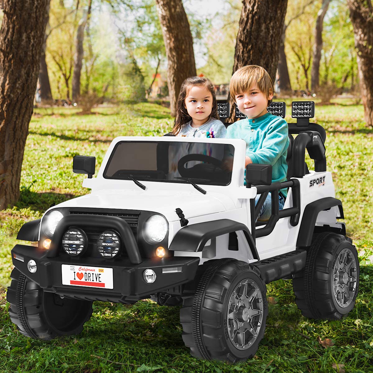 Foto 4 pulgar | Ride On Truck Costzon, 2 Plazas, 12 V, Eléctrico Con Mando A Distancia - Venta Internacional.