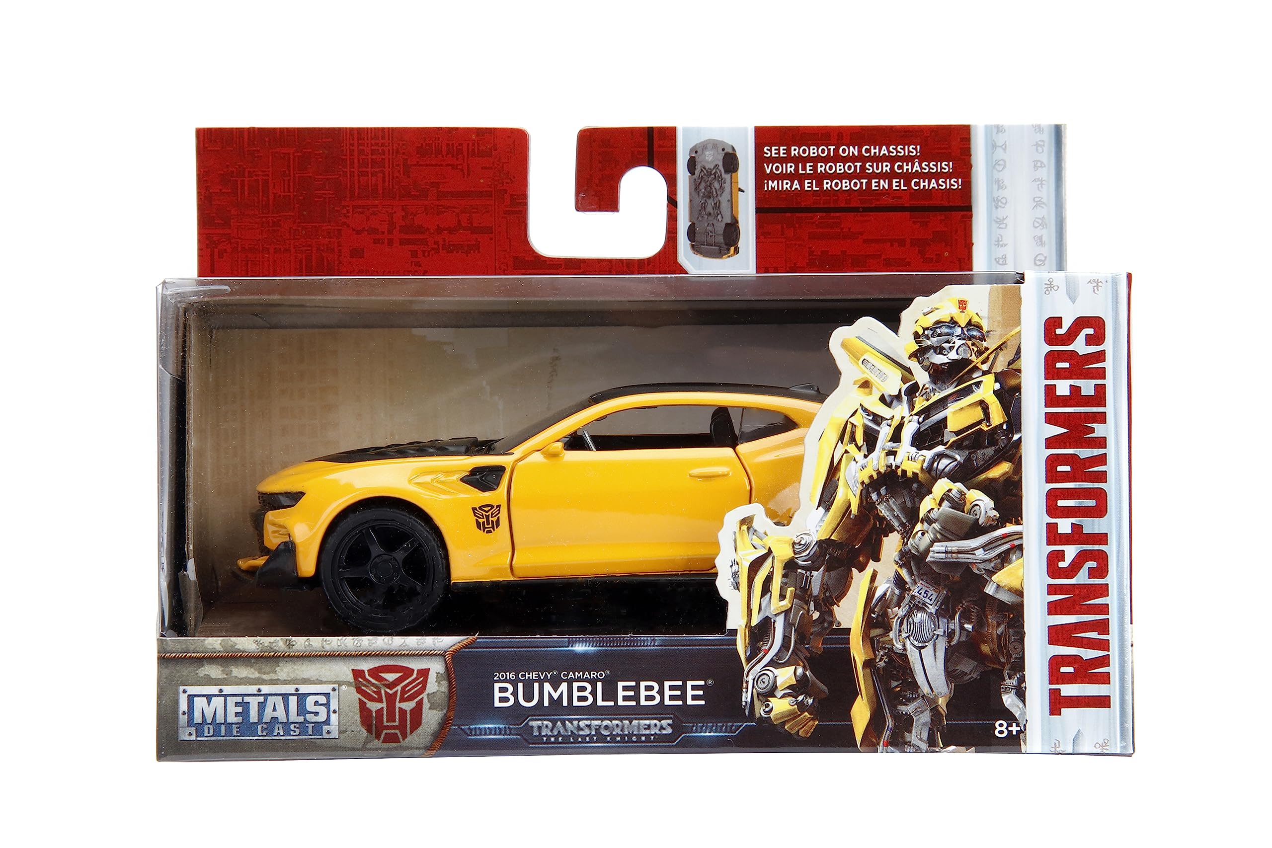 Foto 4 pulgar | Maqueta de Coche Jada Toys Metals Transformers Bumblebee - Venta Internacional