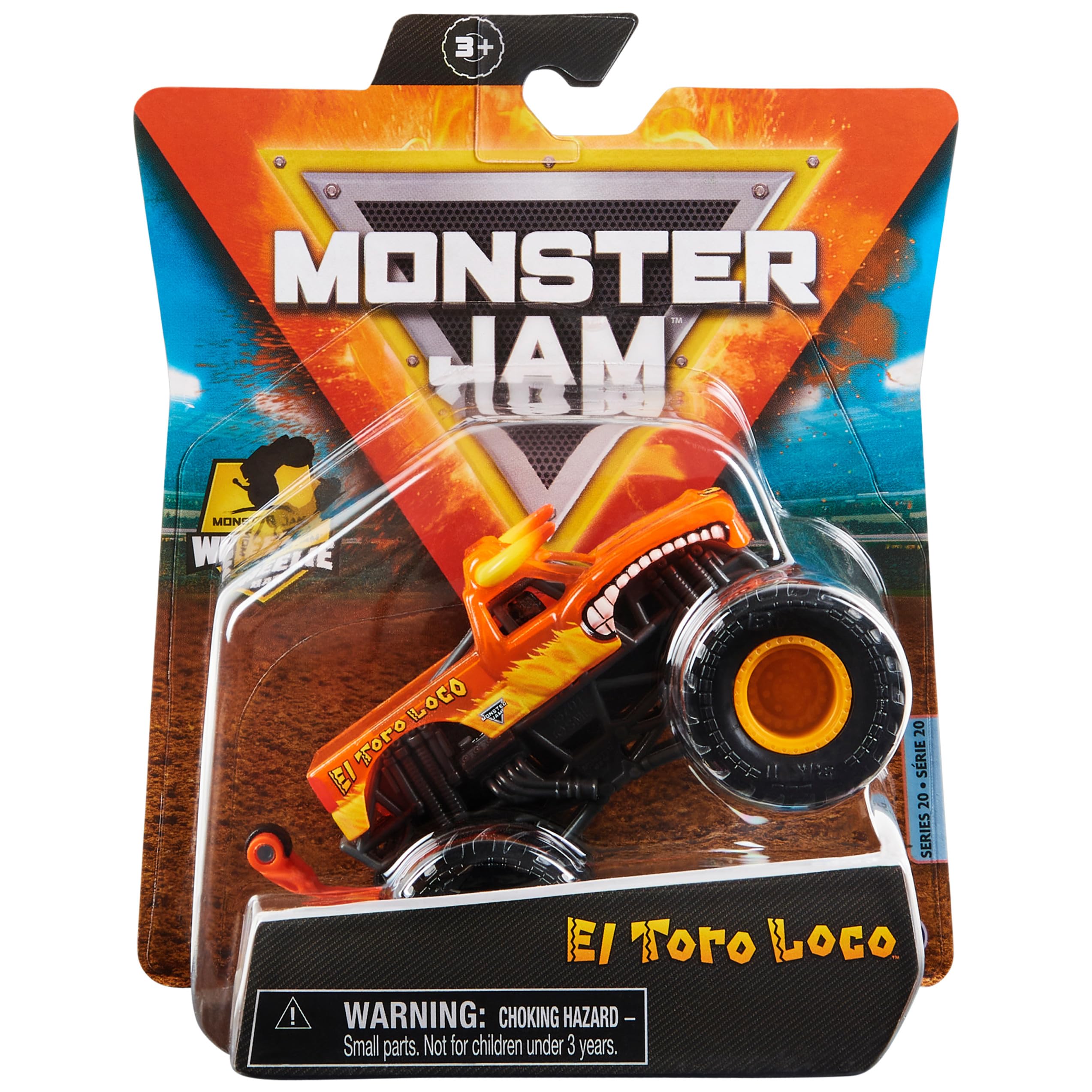 Foto 2 pulgar | Toy Monster Truck Monster Jam El Toro Loco 1:64 Fundido A Presión - Venta Internacional.