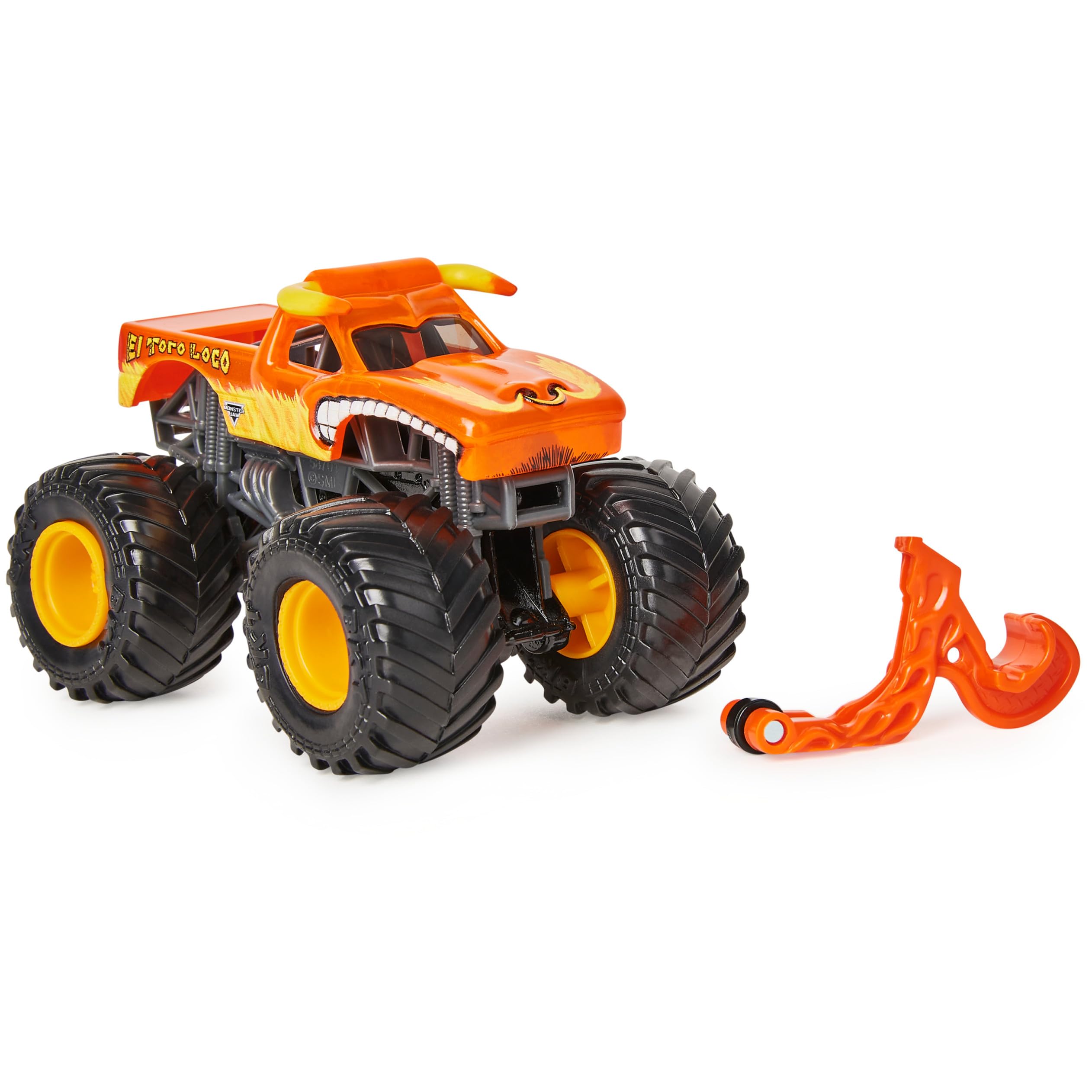 Foto 3 pulgar | Toy Monster Truck Monster Jam El Toro Loco 1:64 Fundido A Presión - Venta Internacional.