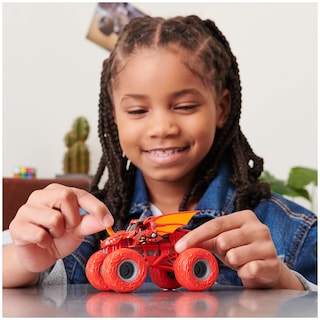 Foto 5 | Juego De Bandas De Rodadura Toy Monster Jam Tough Con 4 Camiones Fundidos A Presión 1:64 - Venta Internacional.