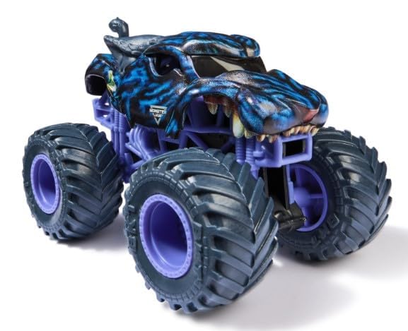 Foto 4 pulgar | Camión Fundido A Presión Monster Jam Night Storm Crazy Creatures 1:64 - Venta Internacional.