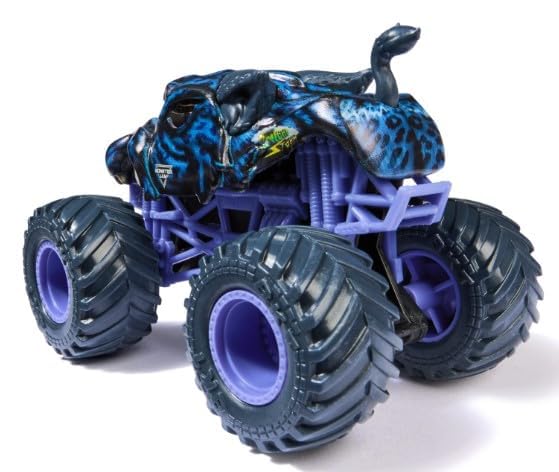 Foto 5 pulgar | Camión Fundido A Presión Monster Jam Night Storm Crazy Creatures 1:64 - Venta Internacional.