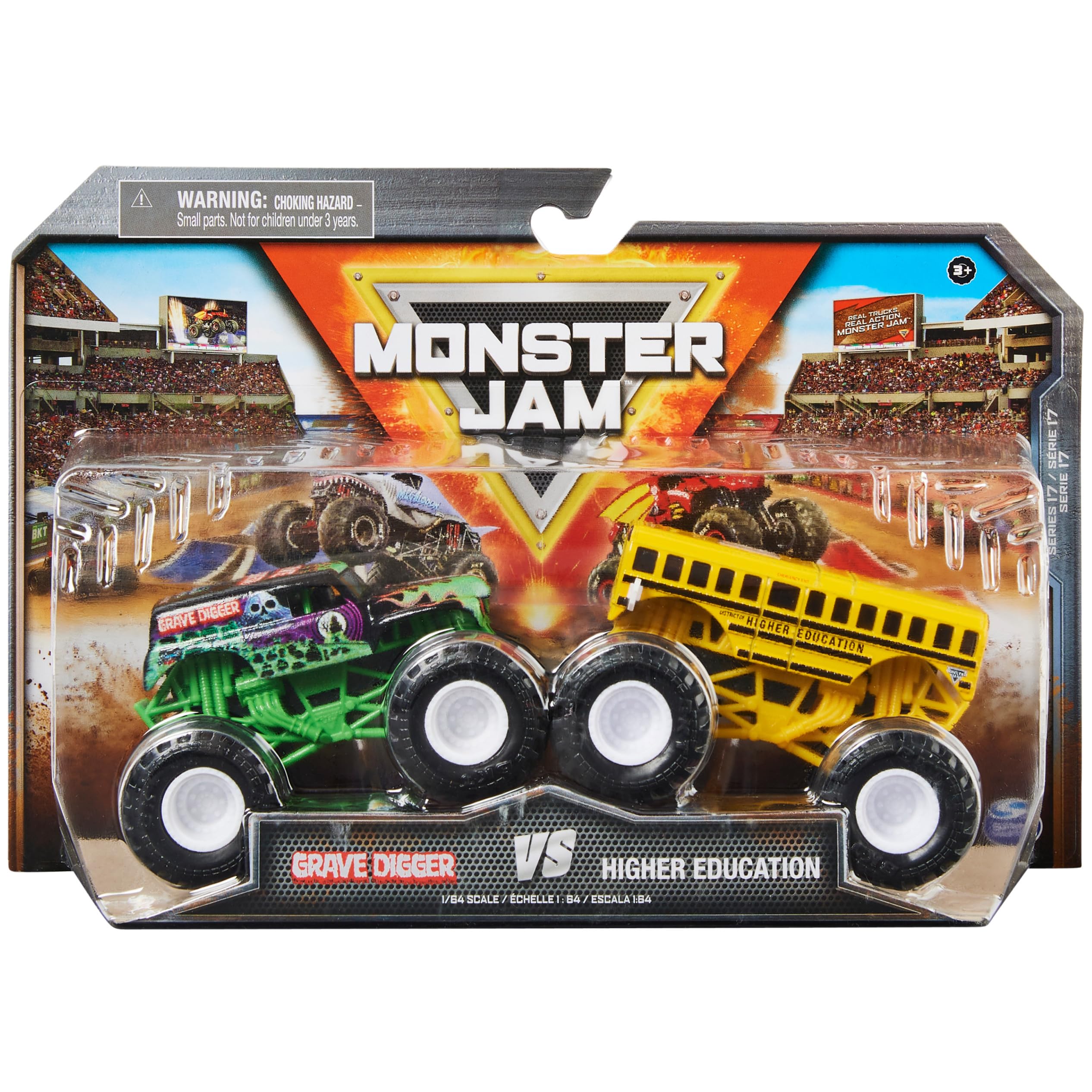 Foto 2 pulgar | Toy Monster Trucks Monster Jam Grave Digger Contra La Educación Superior - Venta Internacional.