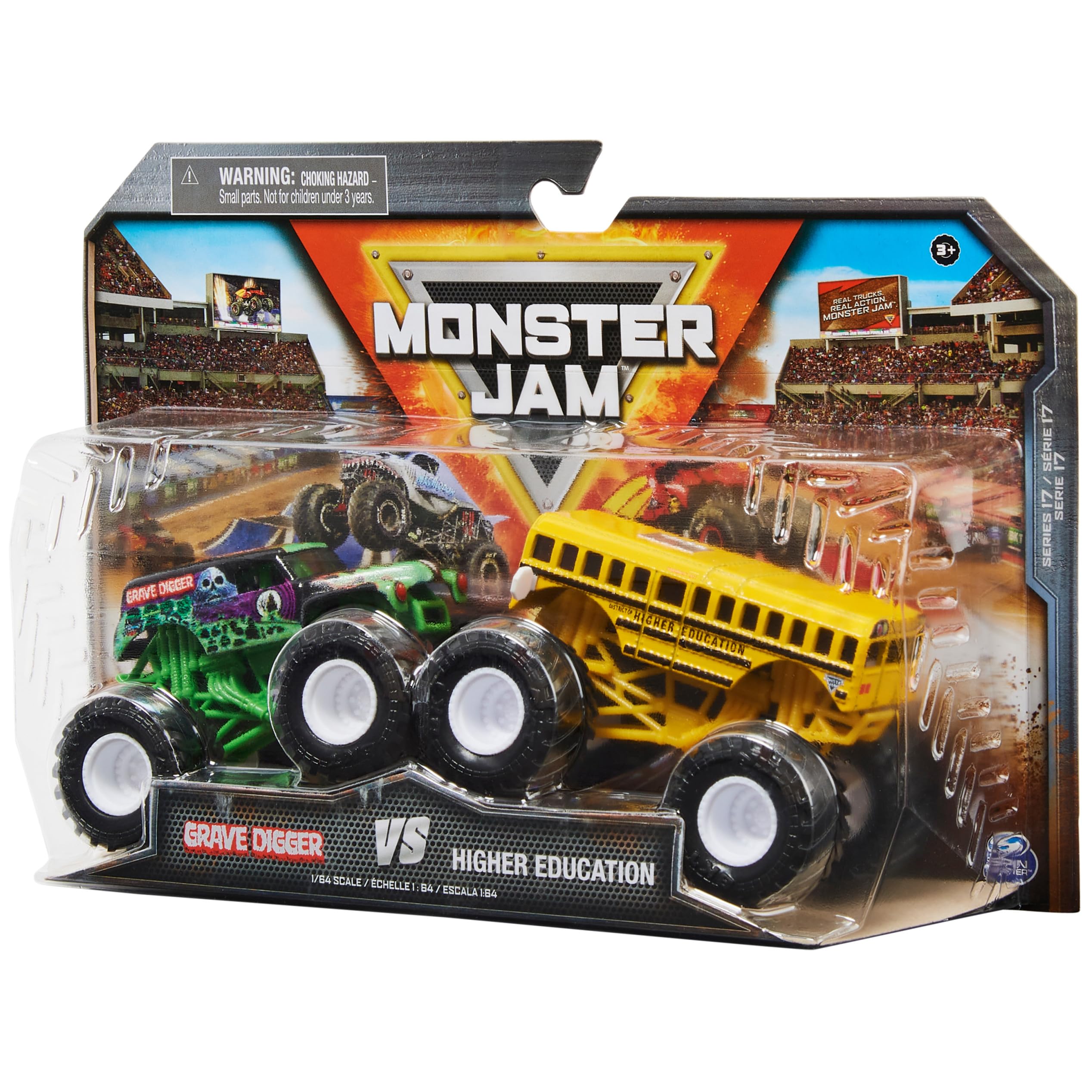 Foto 6 pulgar | Toy Monster Trucks Monster Jam Grave Digger Contra La Educación Superior - Venta Internacional.