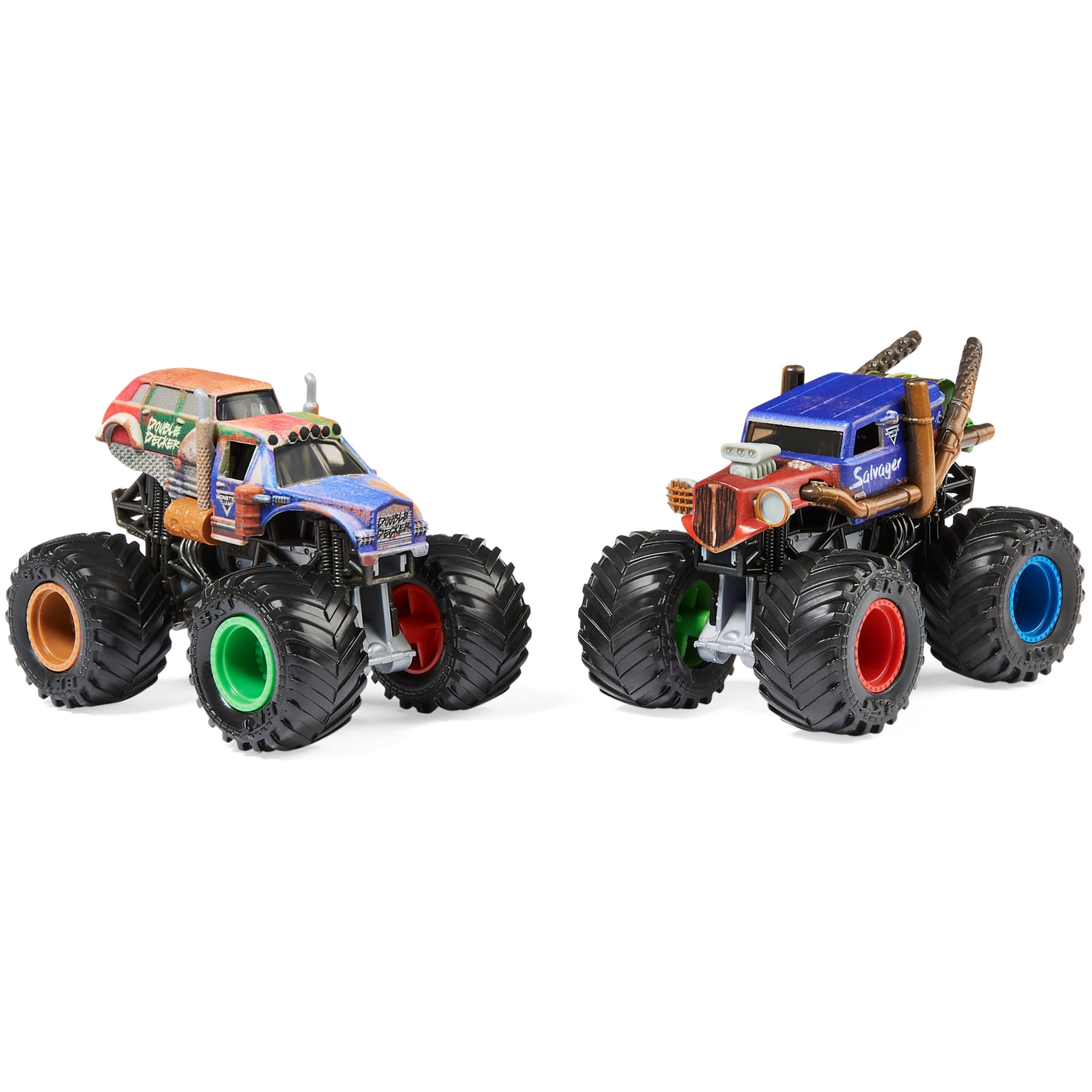 Foto 3 pulgar | Toy Monster Jam Salvager Vs. Double Decker 1:64 Para Niños Mayores De 3 Años - Venta Internacional.
