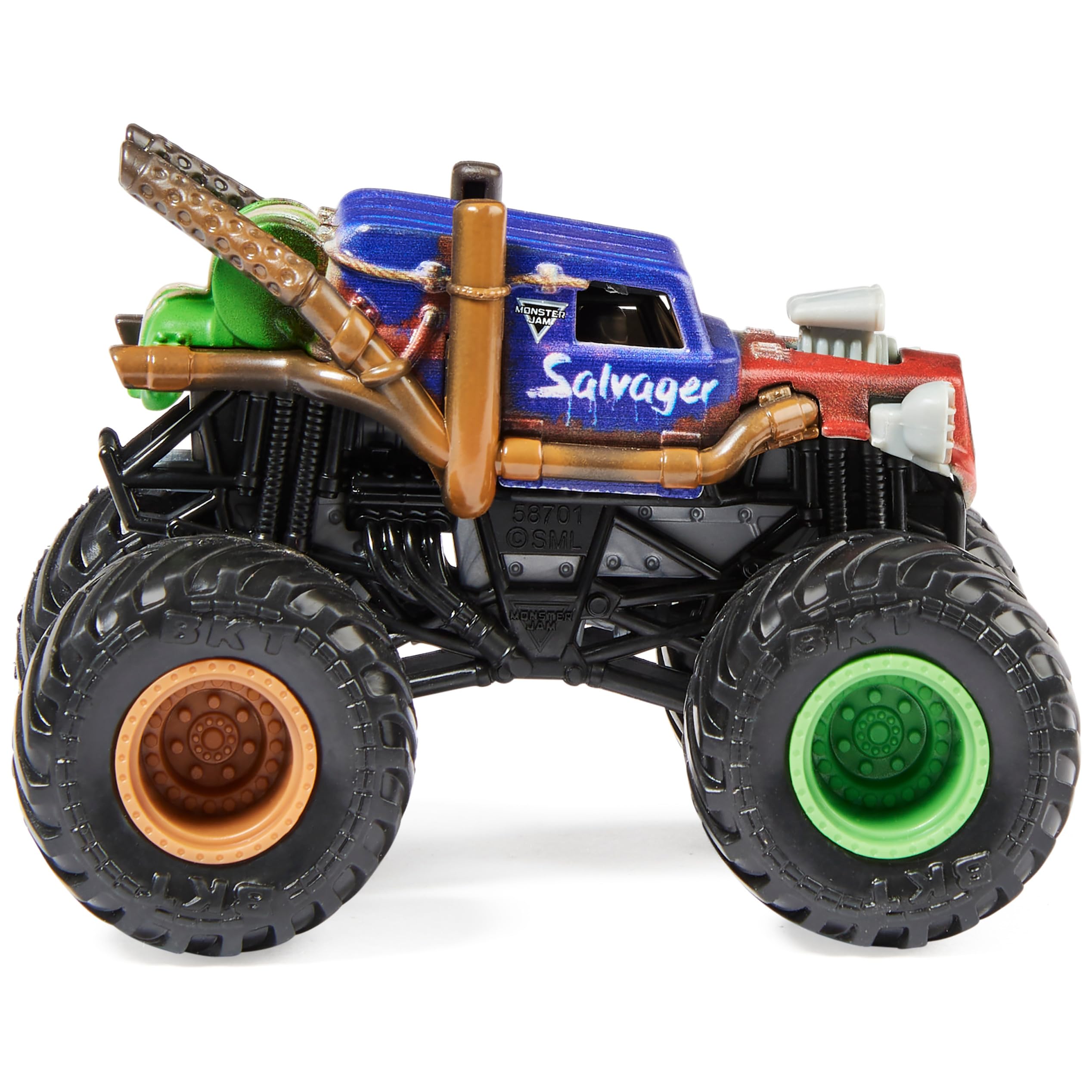 Foto 4 pulgar | Toy Monster Jam Salvager Vs. Double Decker 1:64 Para Niños Mayores De 3 Años - Venta Internacional.