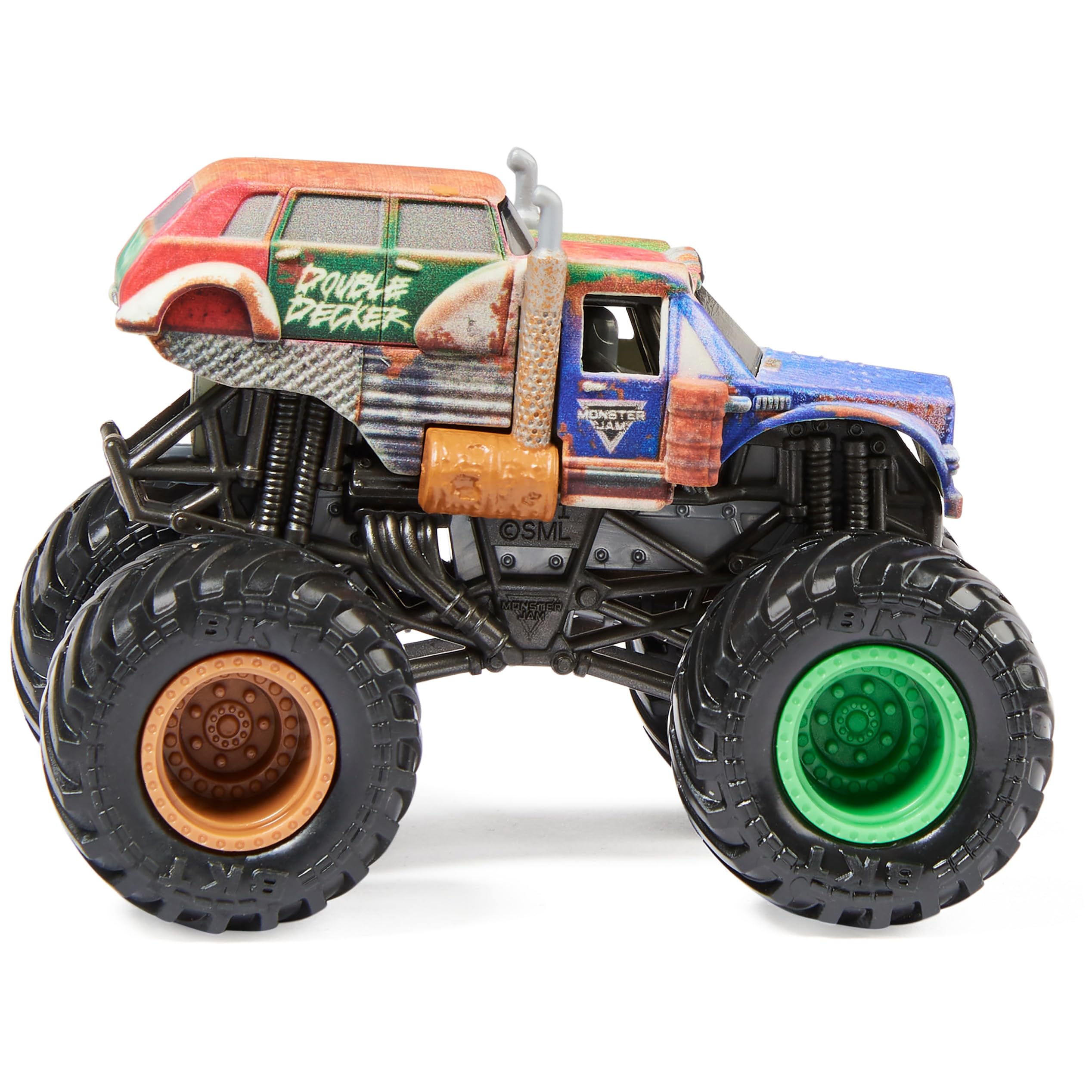 Foto 5 pulgar | Toy Monster Jam Salvager Vs. Double Decker 1:64 Para Niños Mayores De 3 Años - Venta Internacional.