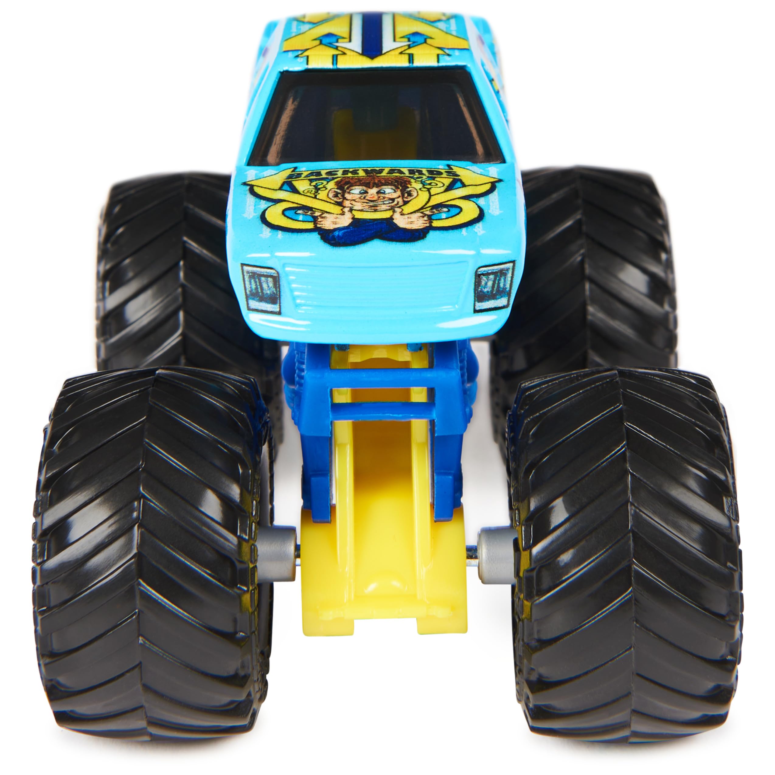 Foto 4 pulgar | Toy Monster Truck Monster Jam Backwards Bob 1:64 Fundido A Presión - Venta Internacional.
