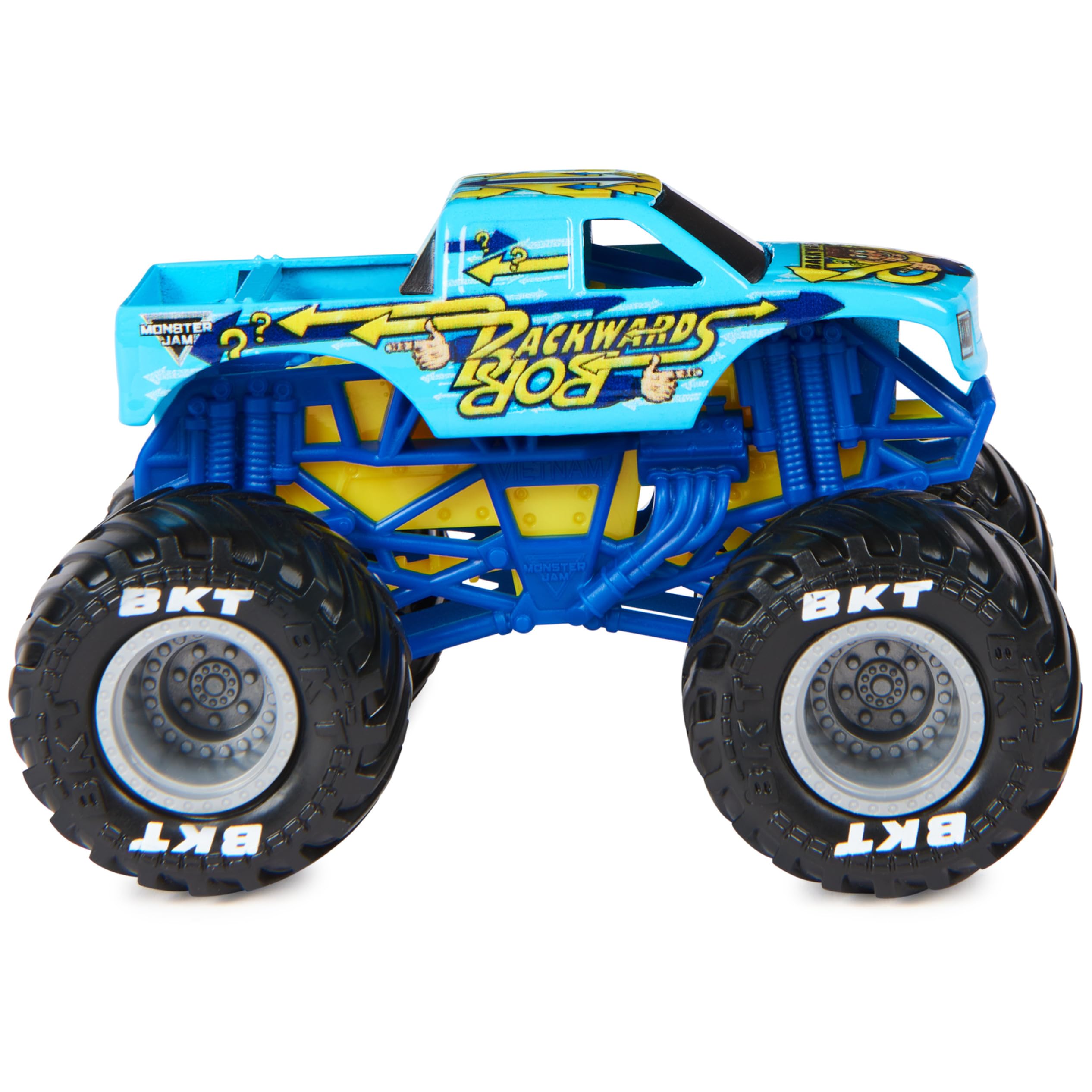 Foto 5 pulgar | Toy Monster Truck Monster Jam Backwards Bob 1:64 Fundido A Presión - Venta Internacional.