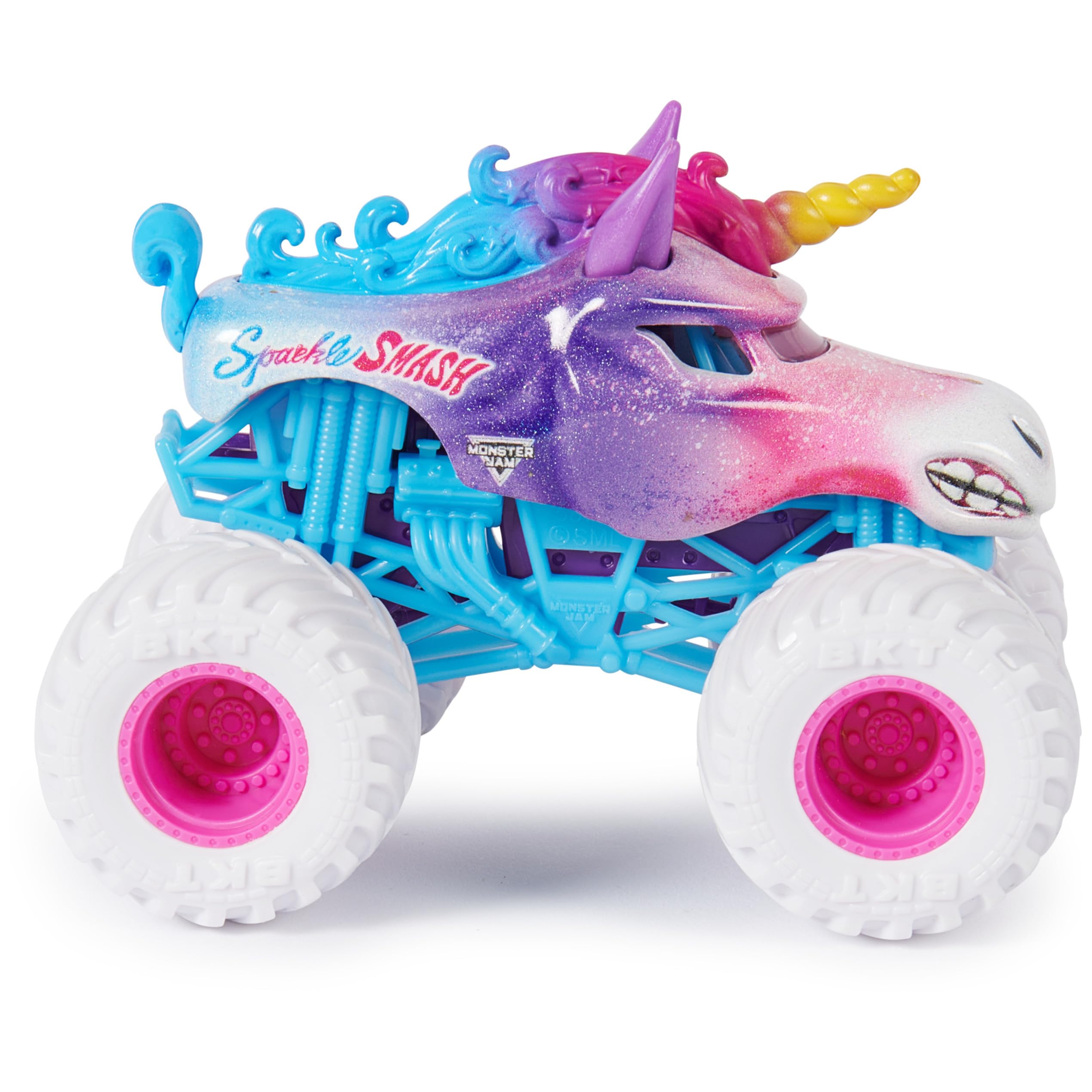 Foto 4 pulgar | Toy Monster Jam Sparkle Smash Vs. Sparkle Smash A Escala 1:64 - Venta Internacional.