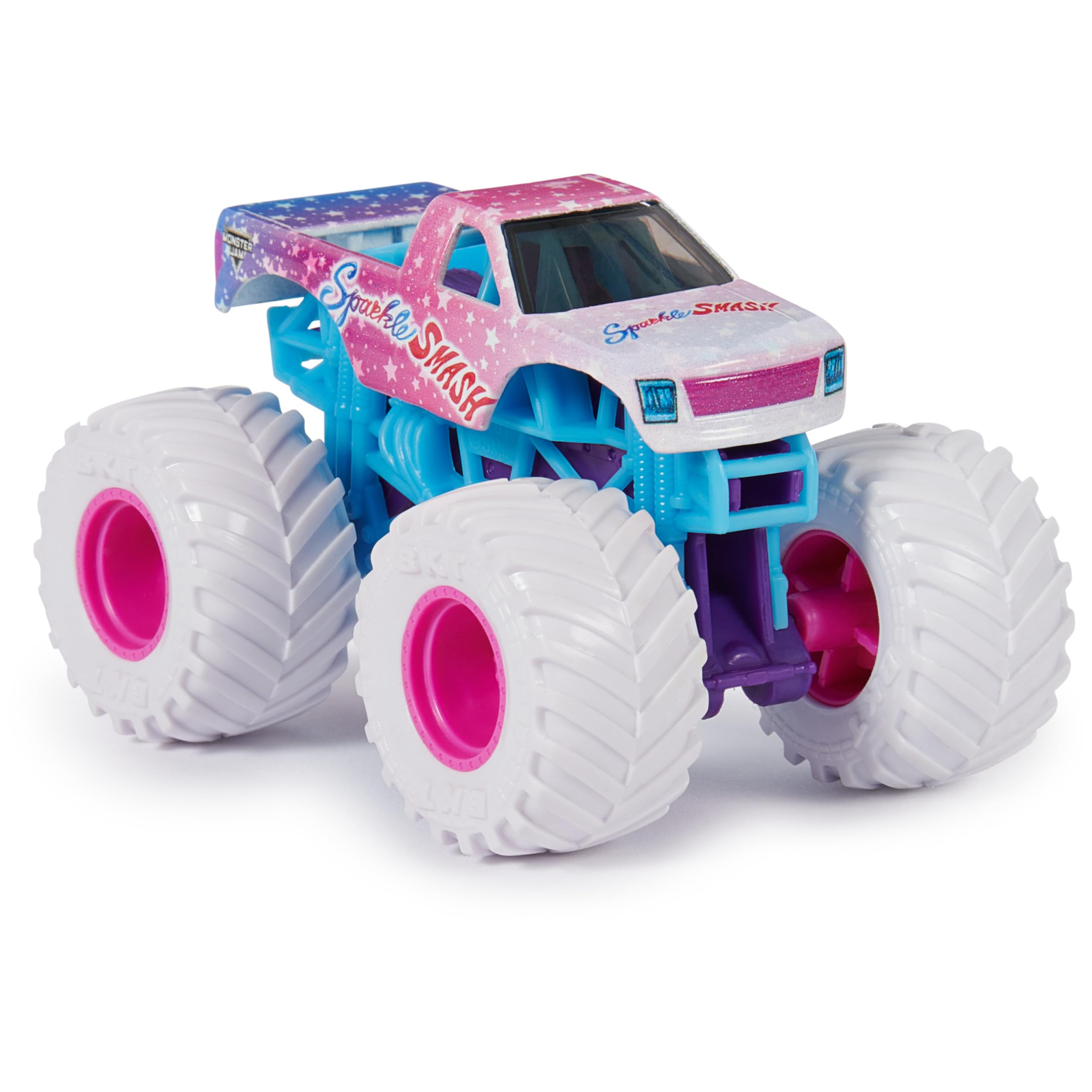 Foto 5 pulgar | Toy Monster Jam Sparkle Smash Vs. Sparkle Smash A Escala 1:64 - Venta Internacional.