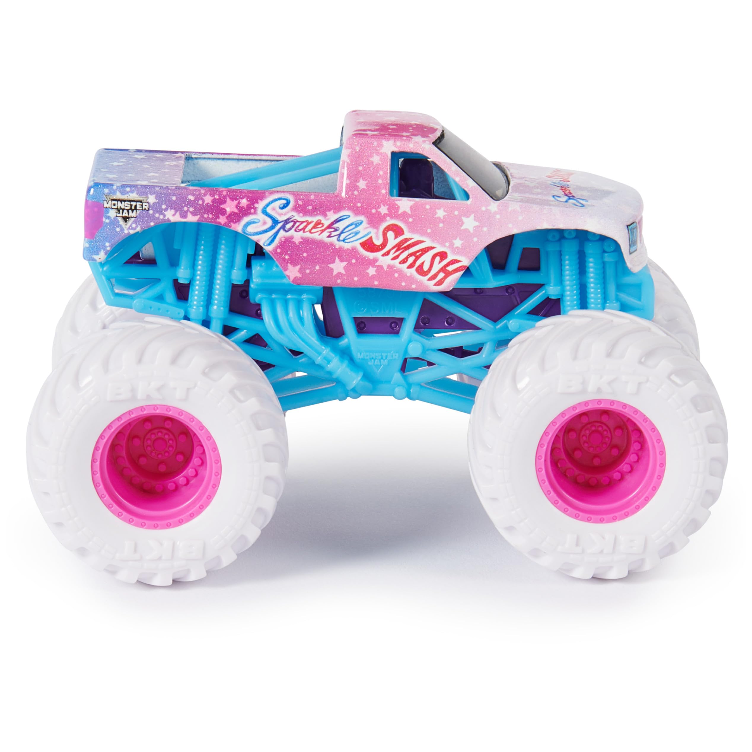 Foto 7 pulgar | Toy Monster Jam Sparkle Smash Vs. Sparkle Smash A Escala 1:64 - Venta Internacional.