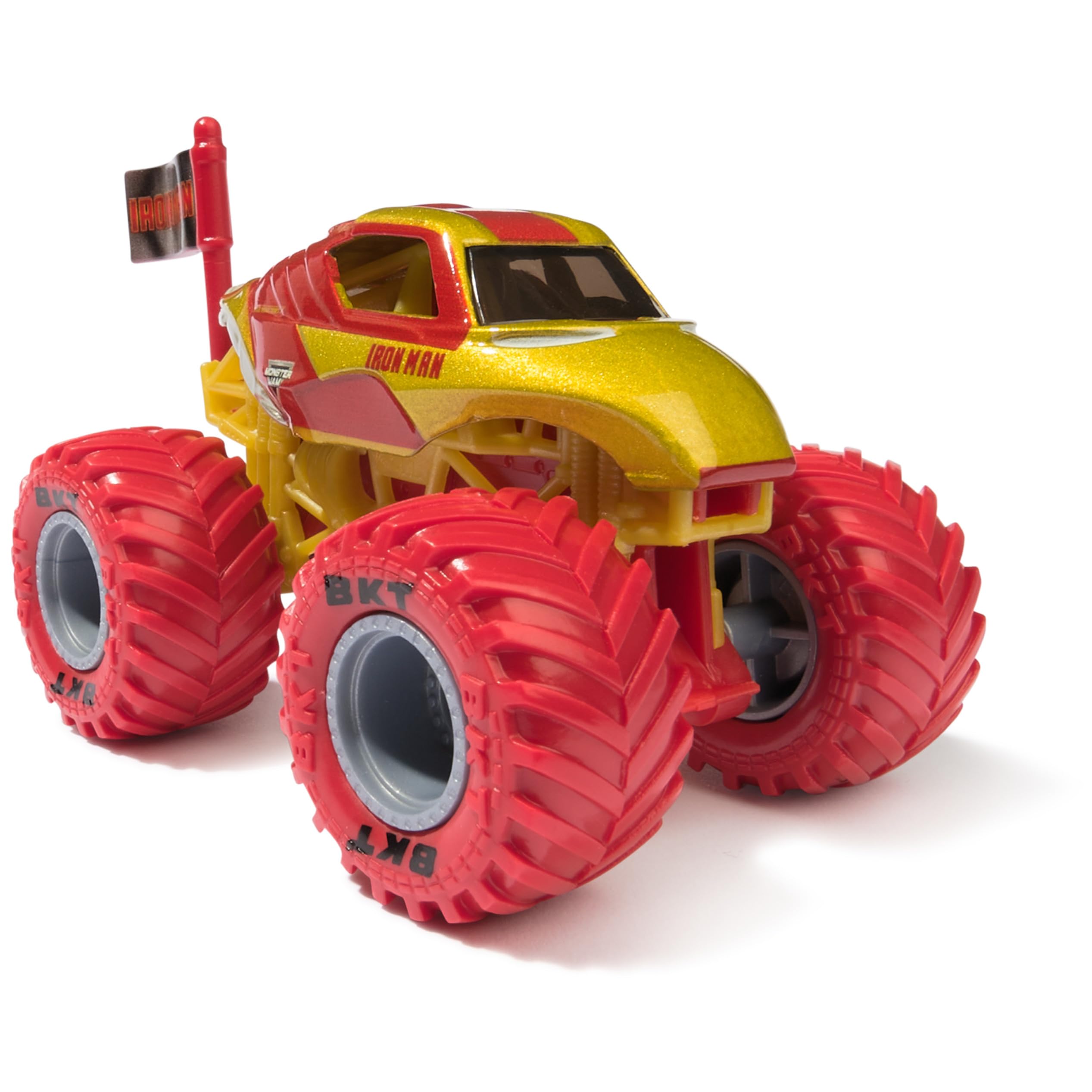 Foto 3 pulgar | Monster Truck Monster Jam Marvel Iron Man 1:64 Fundido A Presión - Venta Internacional.