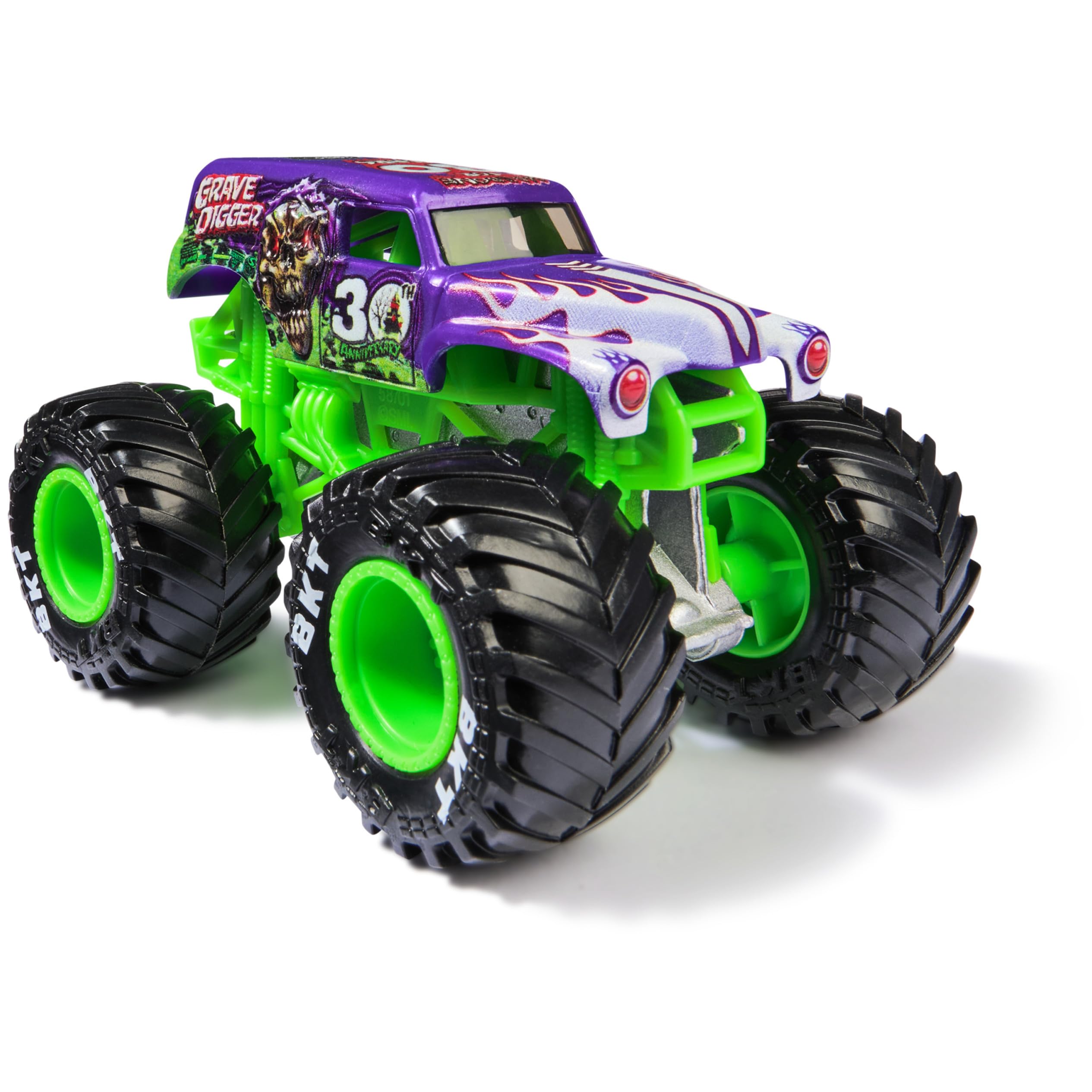 Foto 2 | Tuy Monster Truck Monster Jam Grave Digger 1:64 Fundido A Presión - Venta Internacional.