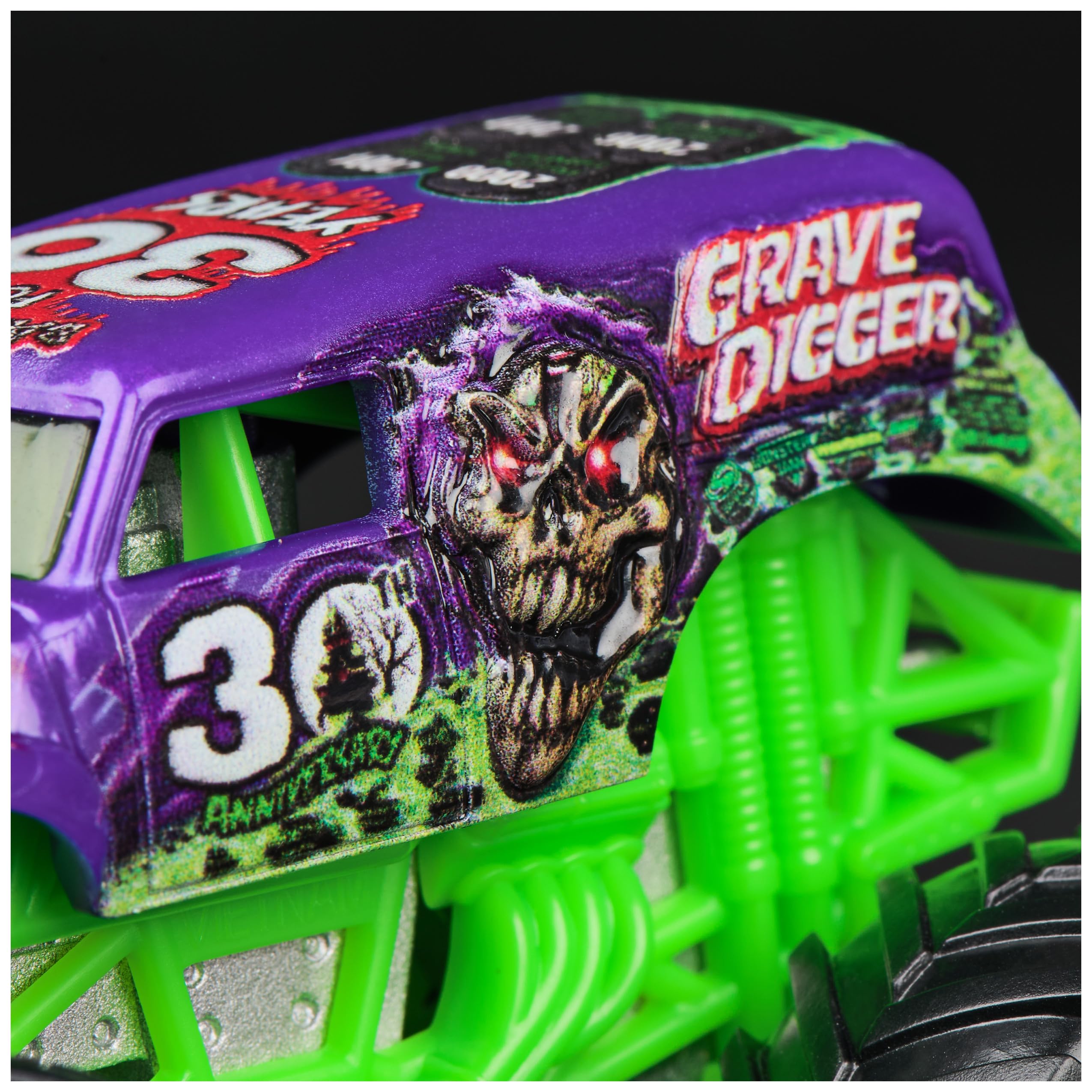 Foto 7 pulgar | Tuy Monster Truck Monster Jam Grave Digger 1:64 Fundido A Presión - Venta Internacional.
