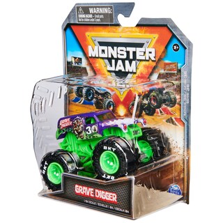 Foto 7 | Tuy Monster Truck Monster Jam Grave Digger 1:64 Fundido A Presión - Venta Internacional.