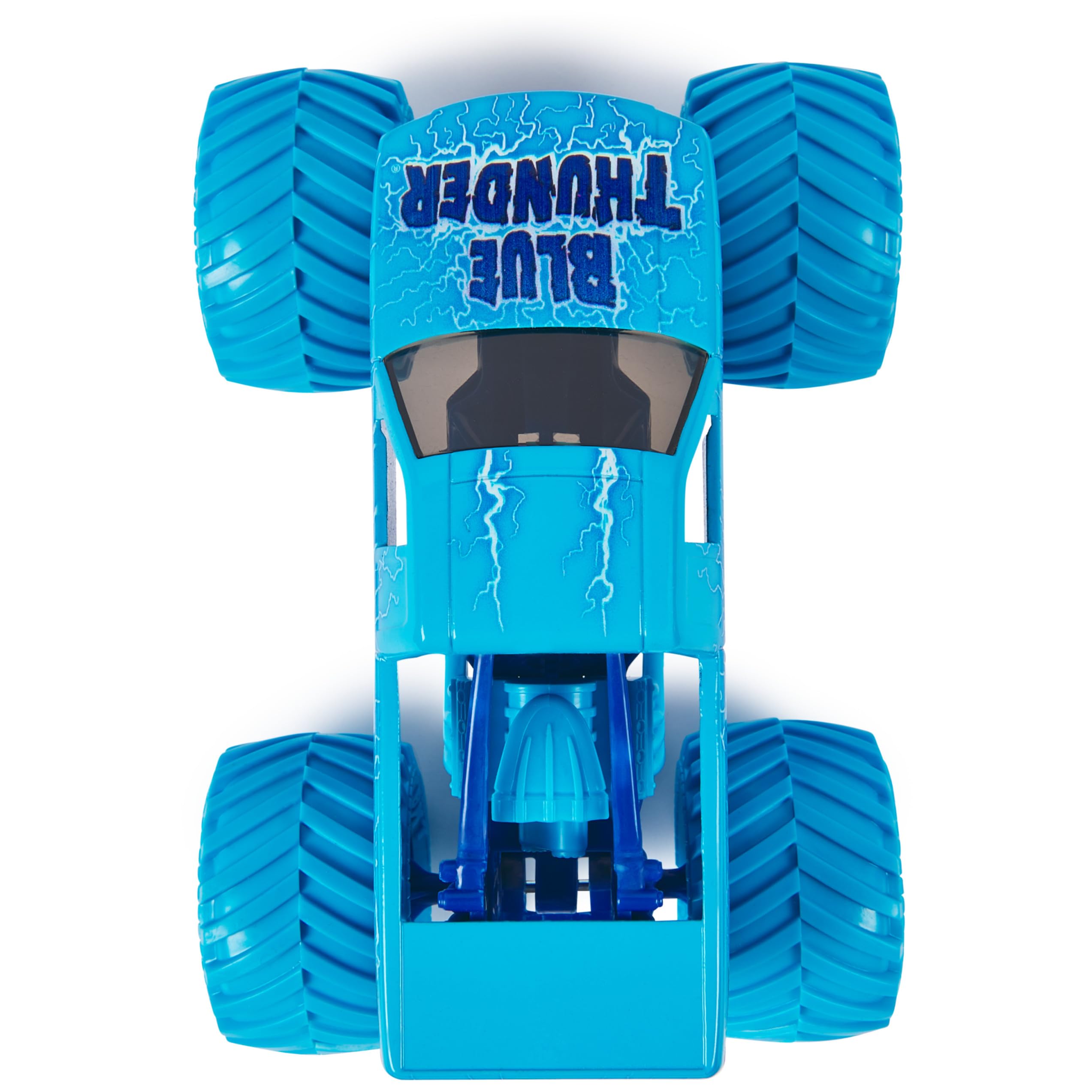 Foto 5 pulgar | Toy Monster Truck Monster Jam Blue Thunder 1:24 A Escala 3+ - Venta Internacional.