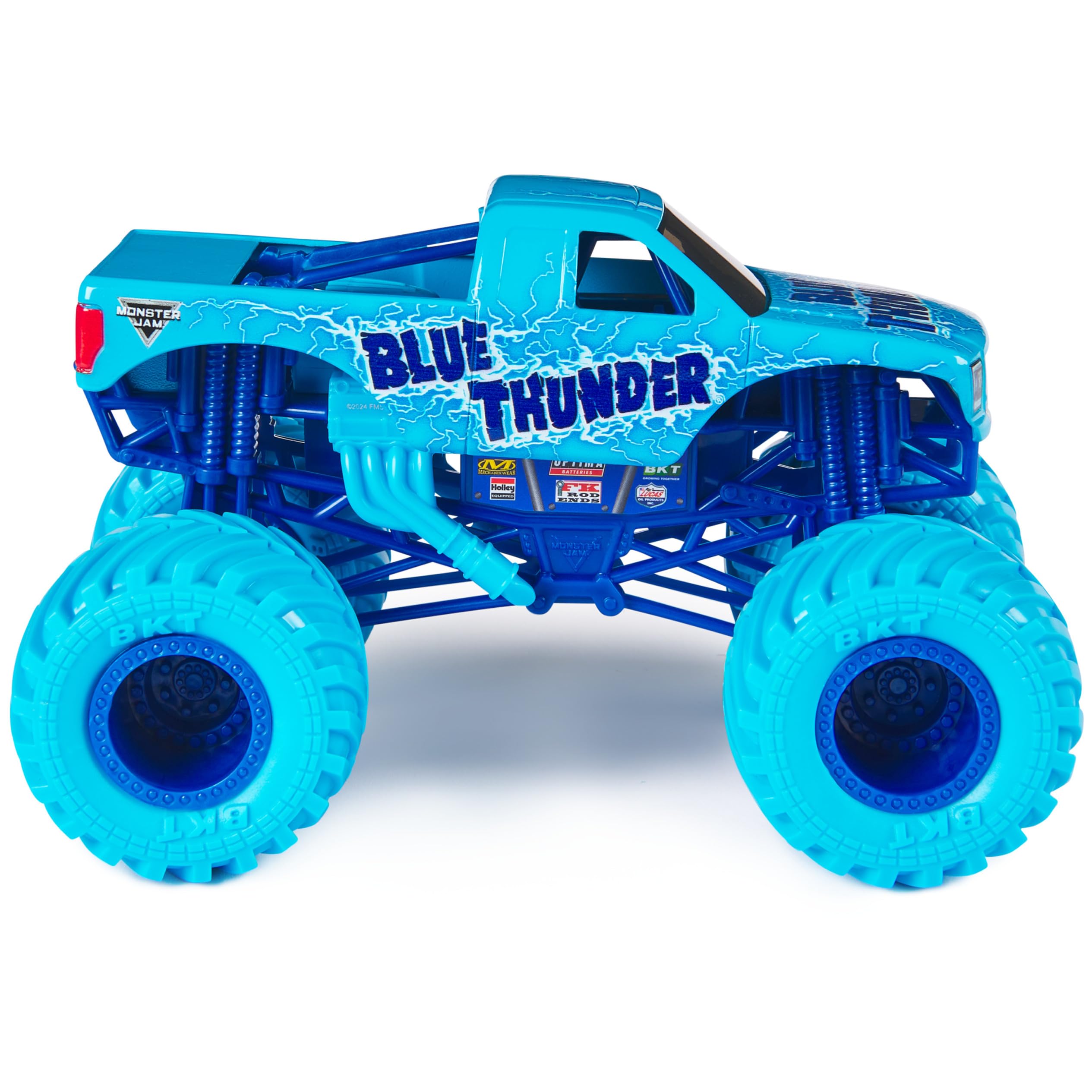 Foto 6 pulgar | Toy Monster Truck Monster Jam Blue Thunder 1:24 A Escala 3+ - Venta Internacional.