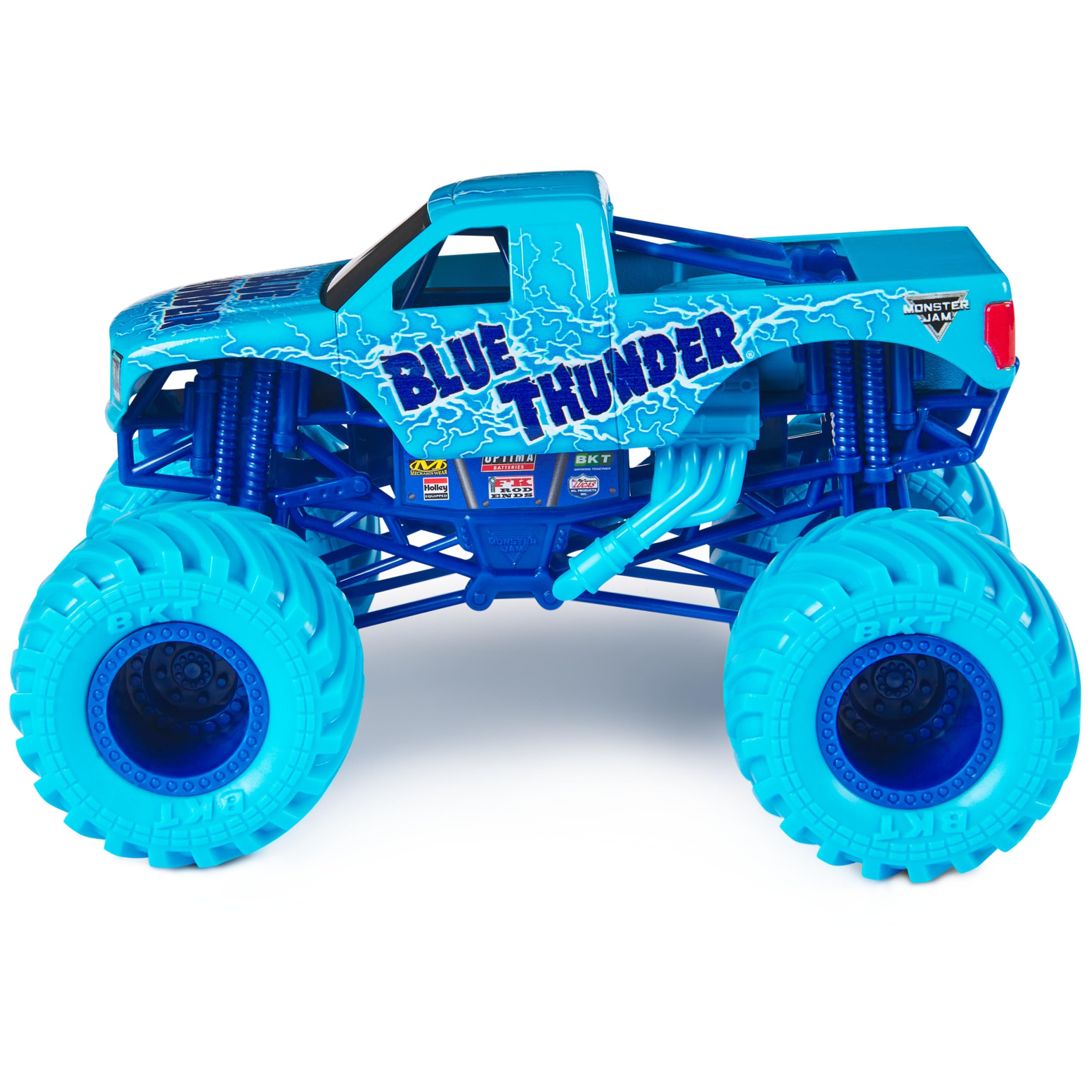 Foto 7 pulgar | Toy Monster Truck Monster Jam Blue Thunder 1:24 A Escala 3+ - Venta Internacional.