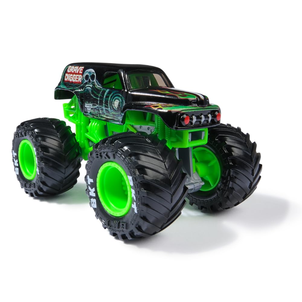 Foto 3 pulgar | Diecast Monster Truck Monster Jam Grave Digger 2024 1:64 - Venta Internacional.