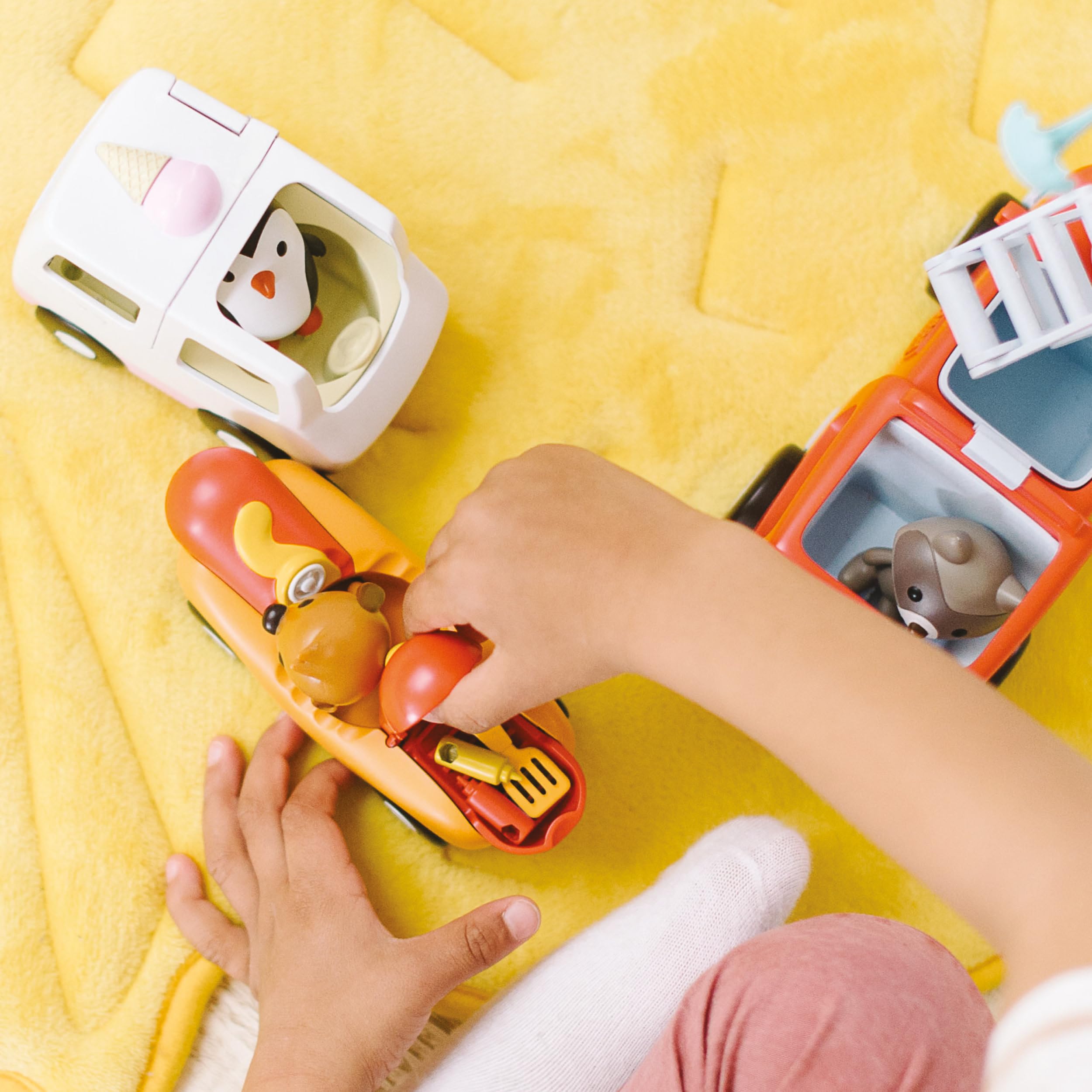 Foto 6 pulgar | Minivehículos Toy Spin Master Sago Para Viajes Por Carretera Con 3 Vehículos - Venta Internacional.