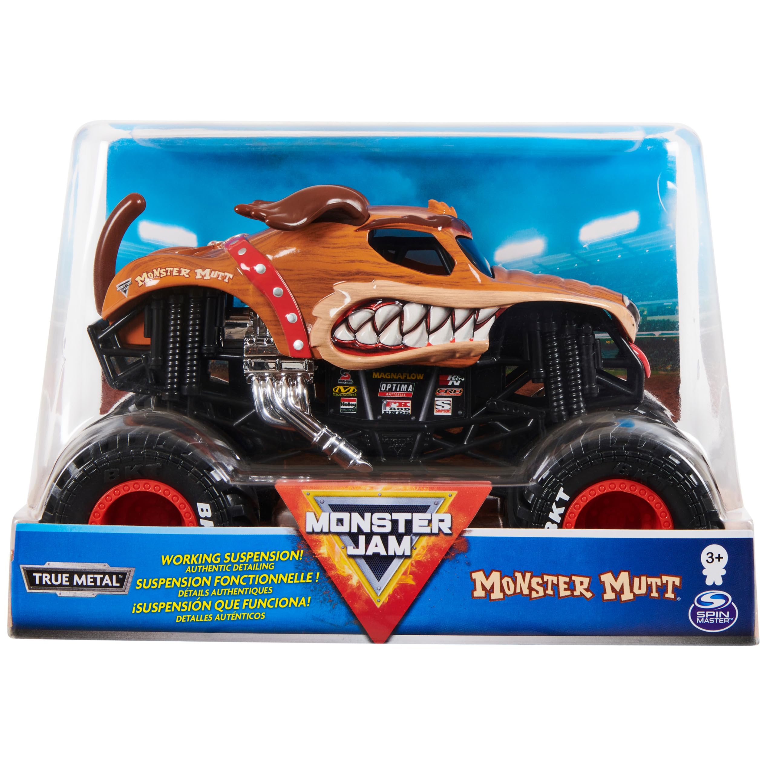 Monster Truck Monster Jam Monster Mutt A Escala 1:24 - Venta Internacional.