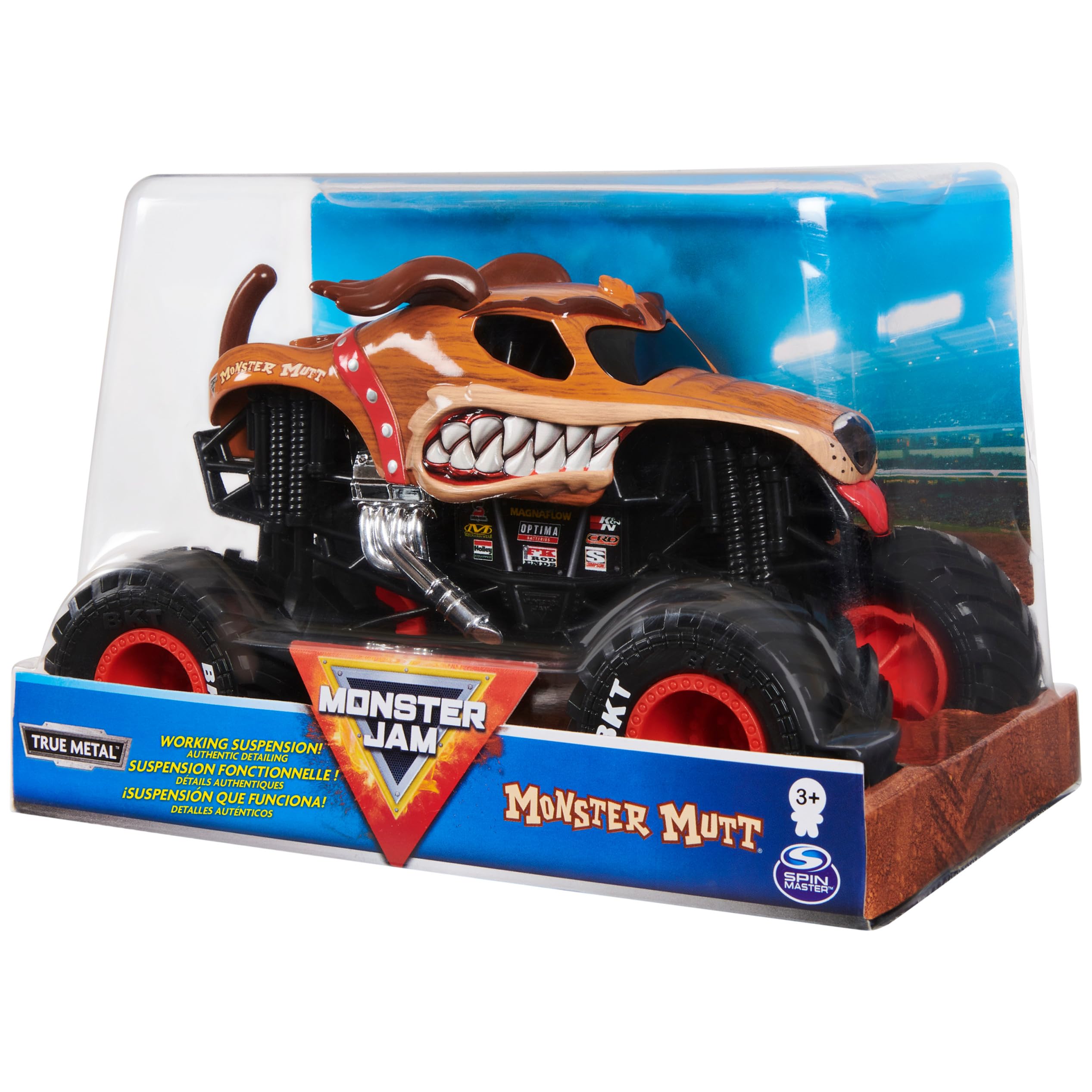 Foto 6 pulgar | Monster Truck Monster Jam Monster Mutt A Escala 1:24 - Venta Internacional.