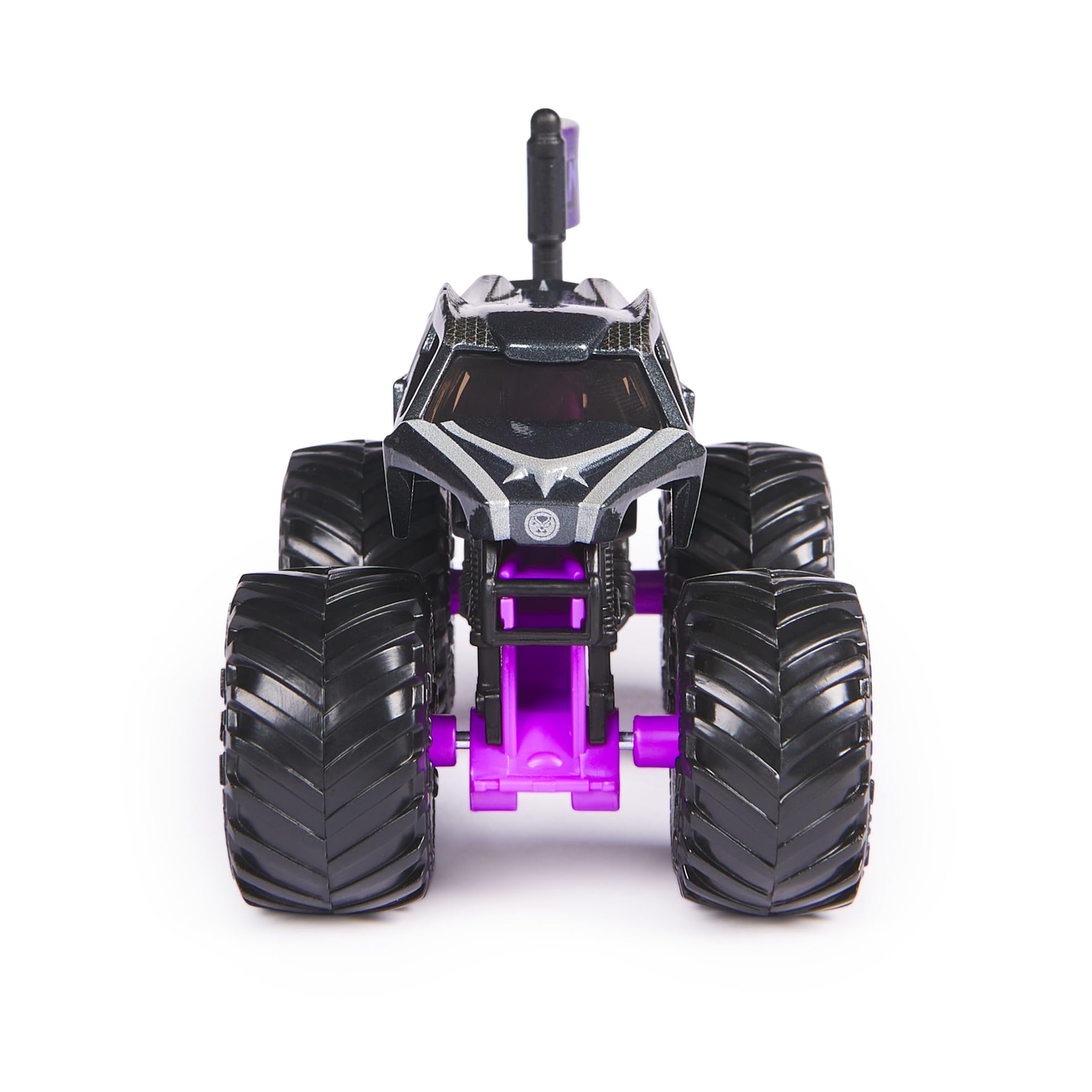 Foto 4 pulgar | Monster Truck Monster Jam 2024 Marvel 1:64 Black Panther Fundido A Presión - Venta Internacional.