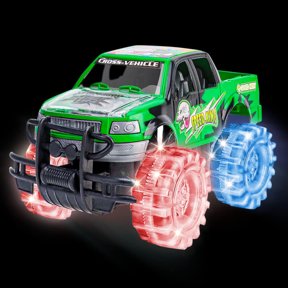 Foto 3 pulgar | Toy Monster Truck Artcreativity, Luz Verde De 20 Cm Con Led - Venta Internacional.