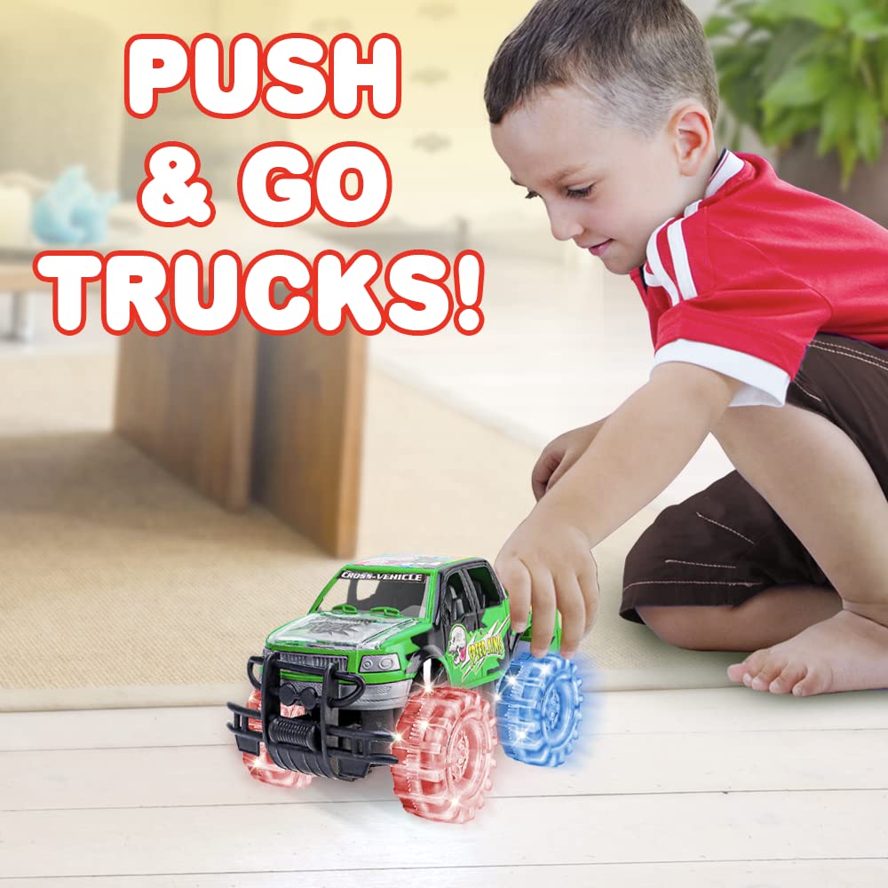 Foto 7 pulgar | Toy Monster Truck Artcreativity, Luz Verde De 20 Cm Con Led - Venta Internacional.