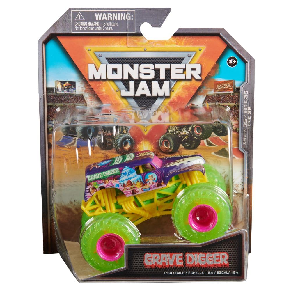 Foto 2 pulgar | Sepulturero Oficial Monster Jam 2024 Diecast Truck A Escala 1:64 - Venta Internacional.