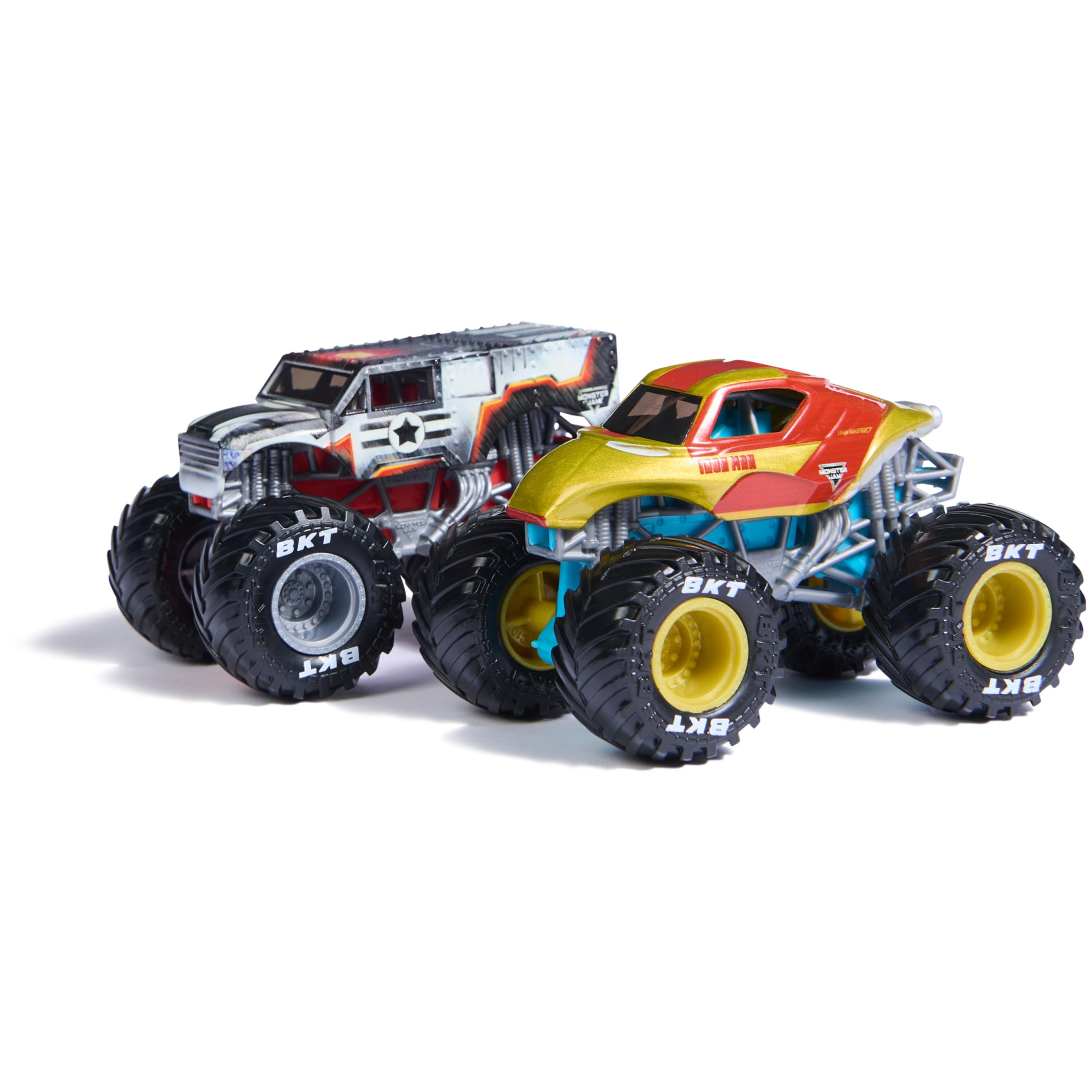 Foto 3 pulgar | Monster Truck De Juguete Monster Jam Marvel Iron Man Vs War Machine - Venta Internacional.