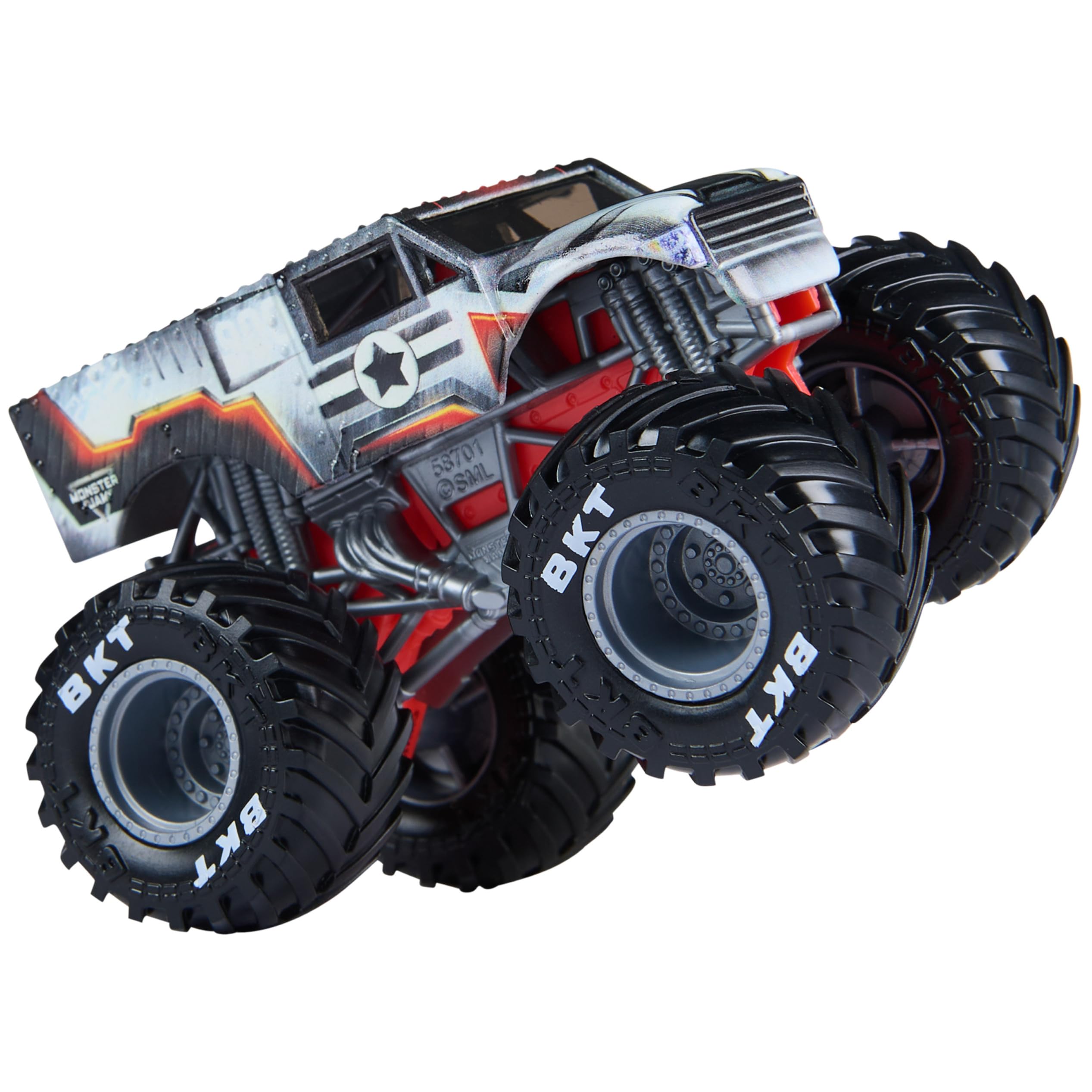 Foto 4 pulgar | Monster Truck De Juguete Monster Jam Marvel Iron Man Vs War Machine - Venta Internacional.