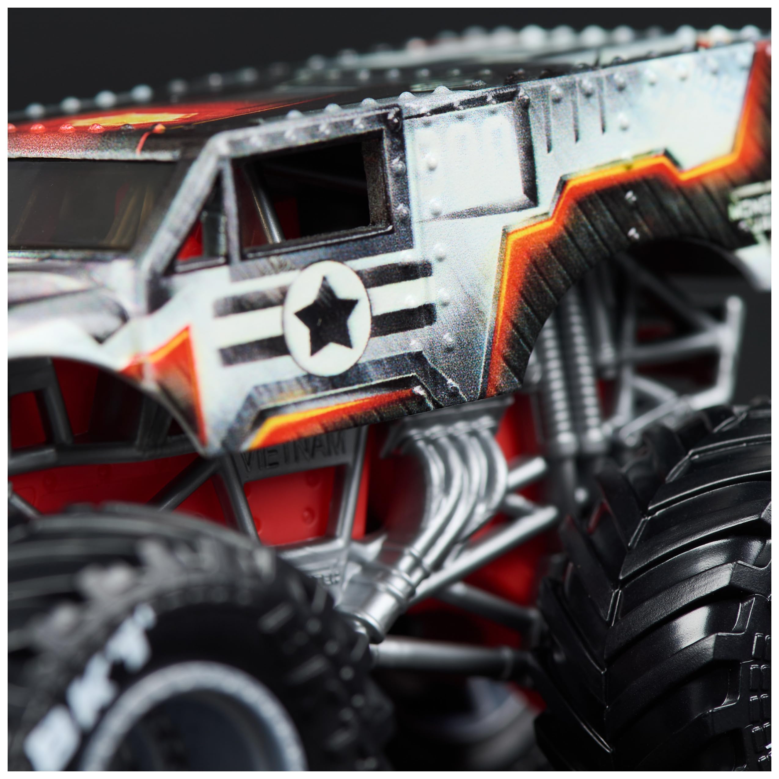 Foto 8 pulgar | Monster Truck De Juguete Monster Jam Marvel Iron Man Vs War Machine - Venta Internacional.