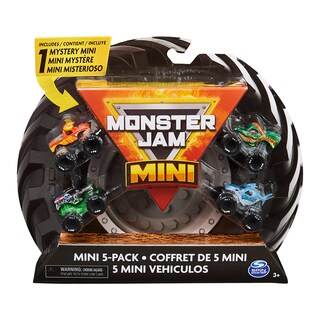 Foto 1 | Mini Monster Trucks Coleccionables, Paquete De 5 Unidades, Monster Jam 1:87 - Venta Internacional.